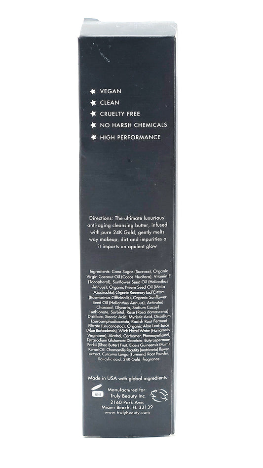 Truly 24K Gold Black Soap 5 oz