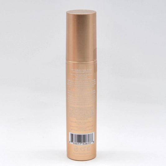 Kopari Paradiso Fresh Set All-Over Deodorant Mist, 2.7 fl oz, in a rose gold bottle with white text.