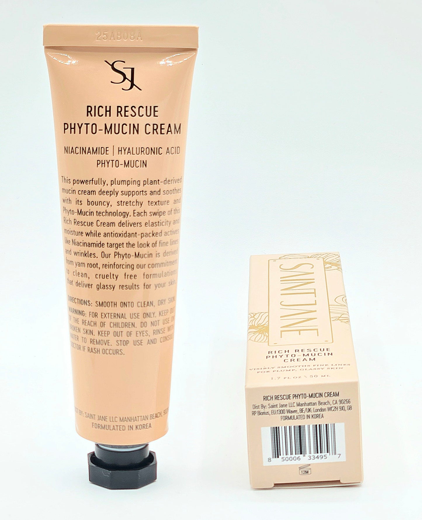 SAINT JANE Rich Rescue Phyto Mucin Cream 1.7 fl oz