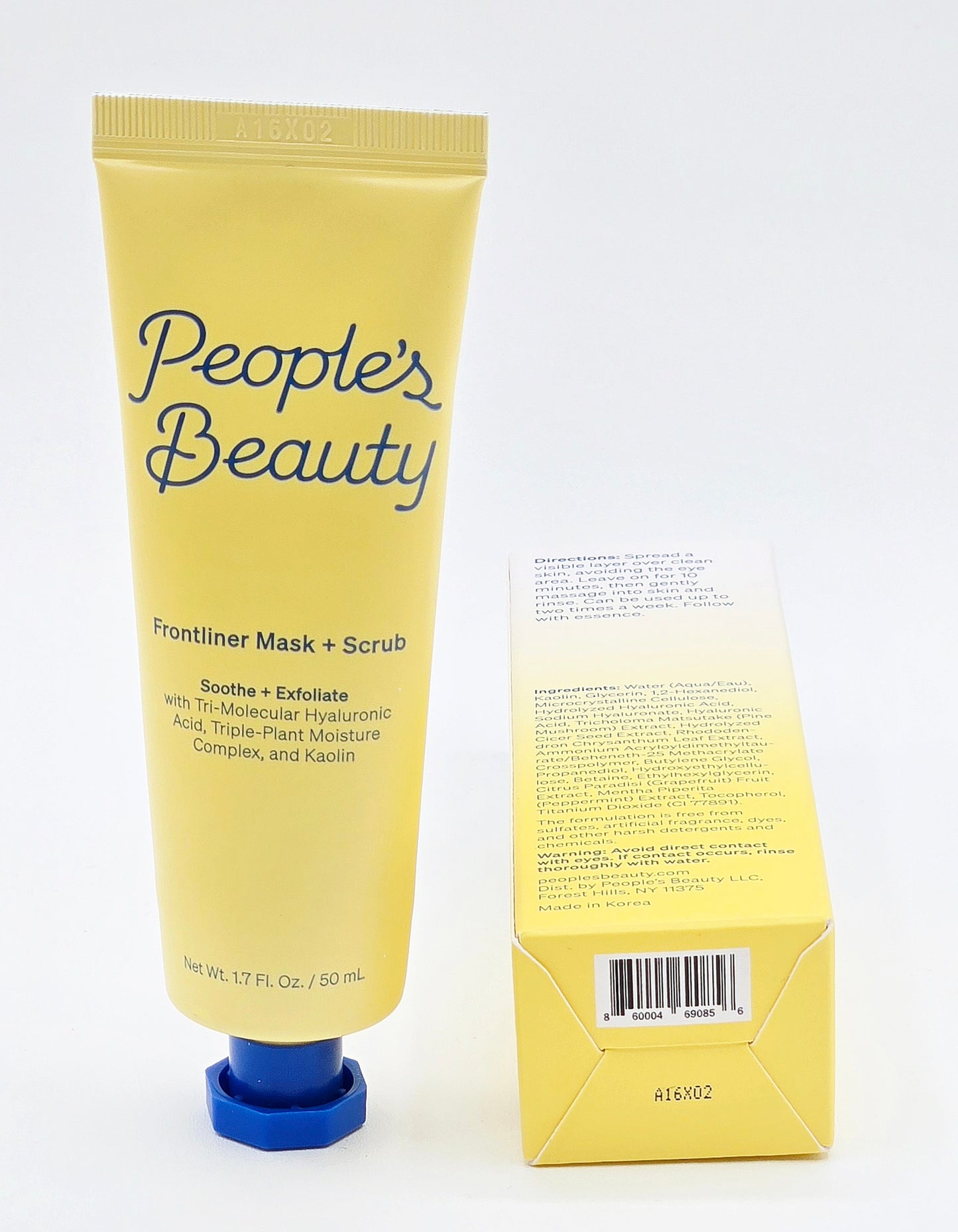 People’s Beauty Frontliner Mask + Scrub & Ultimate Rich Face Cream Set — 2 Pieces