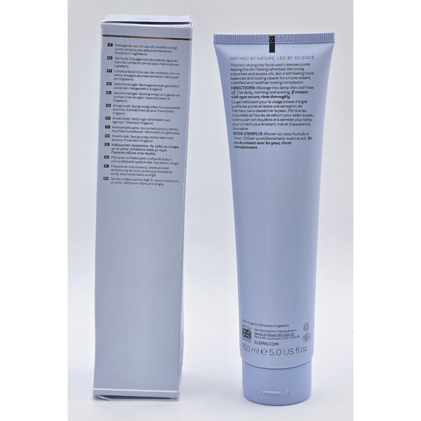 ELEMIS Clarifying Clay Wash Skin Clearing Facial Wash 5.0 oz 99% Full MRSP$49