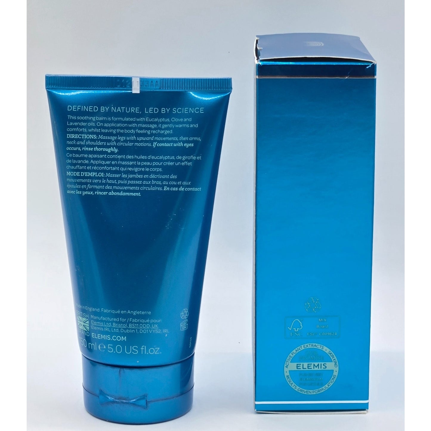 ELEMIS Warm-Up Recharge Body Massage Balm 5oz/150ml Full Size - NEW in Box