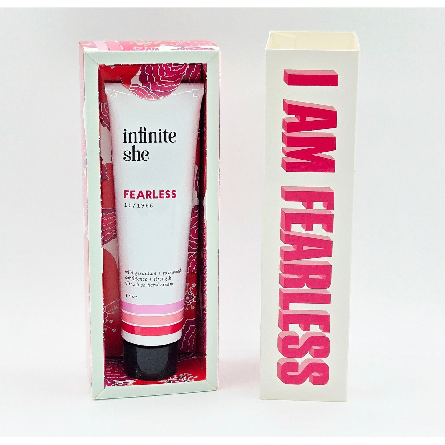 Infinite She Fearless Ultra Lush Hand Cream Wild Geranium Rosewood 2.3 oz / 65 g
