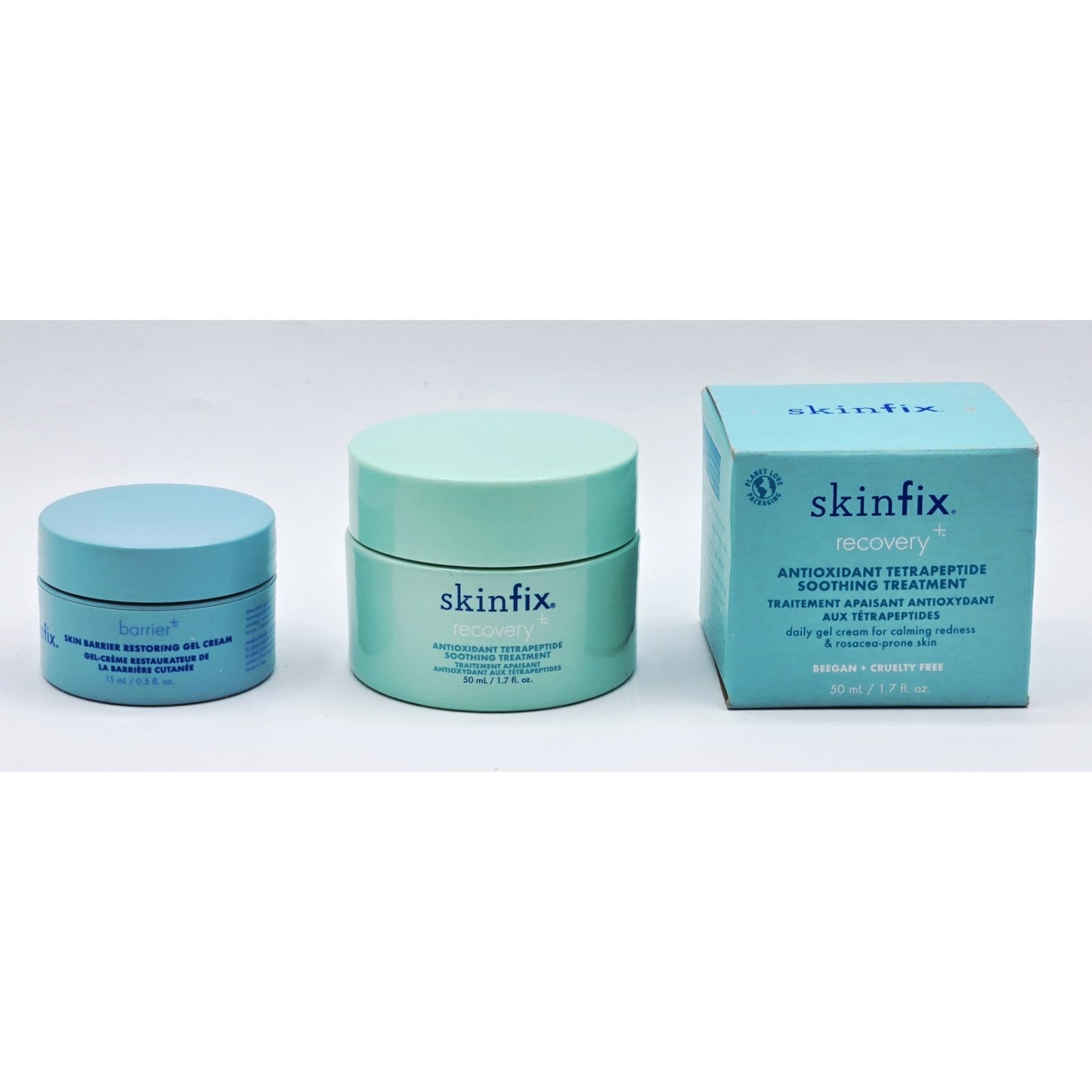 Skinfix Recovery Antioxidant Tetrapeptide Treatment & Barrier Restore Gel Cream