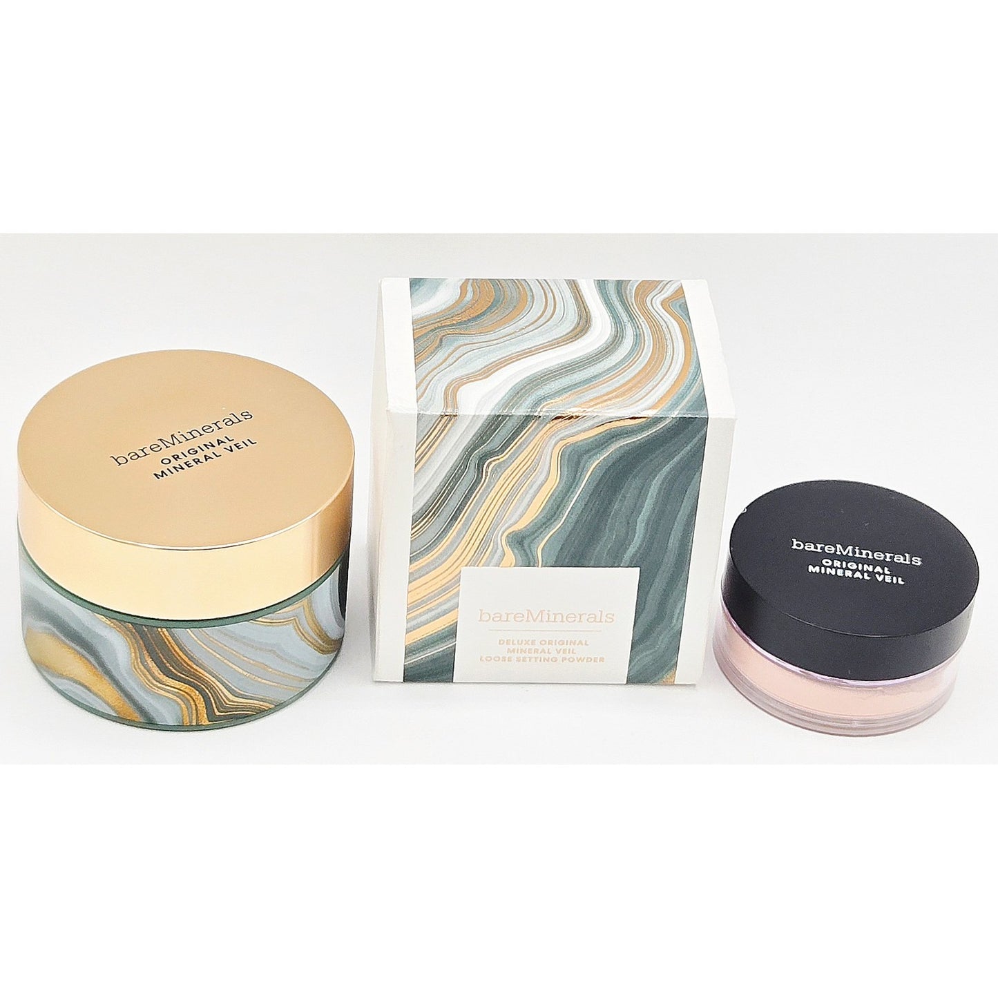 Bare Minerals Deluxe/ Original SPF 25 Mineral Veil Loose Set Powder Translucent
