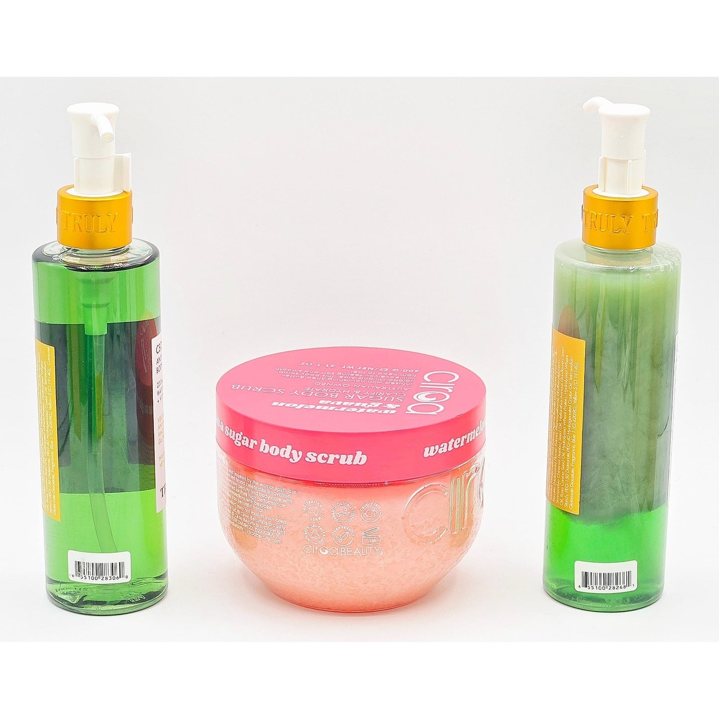 Watermelon Anti-blemish: Truly Jelly Face & Body Cleansers w/ Ciroa Sugar Scrub