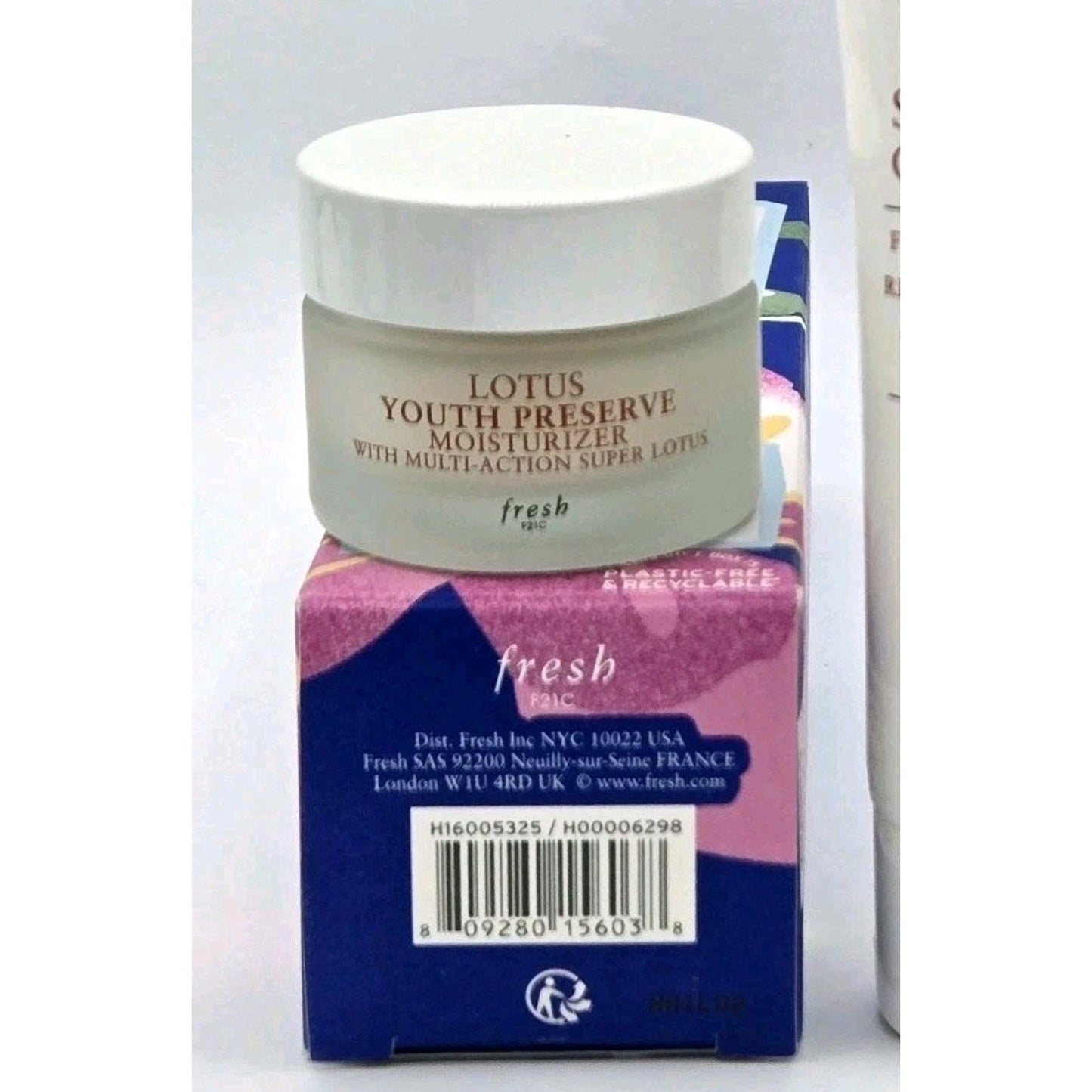 Fresh Soy Face Cleanser 5oz & 1.5 oz + Lotus Youth Preserve Moisturizer .5oz Set