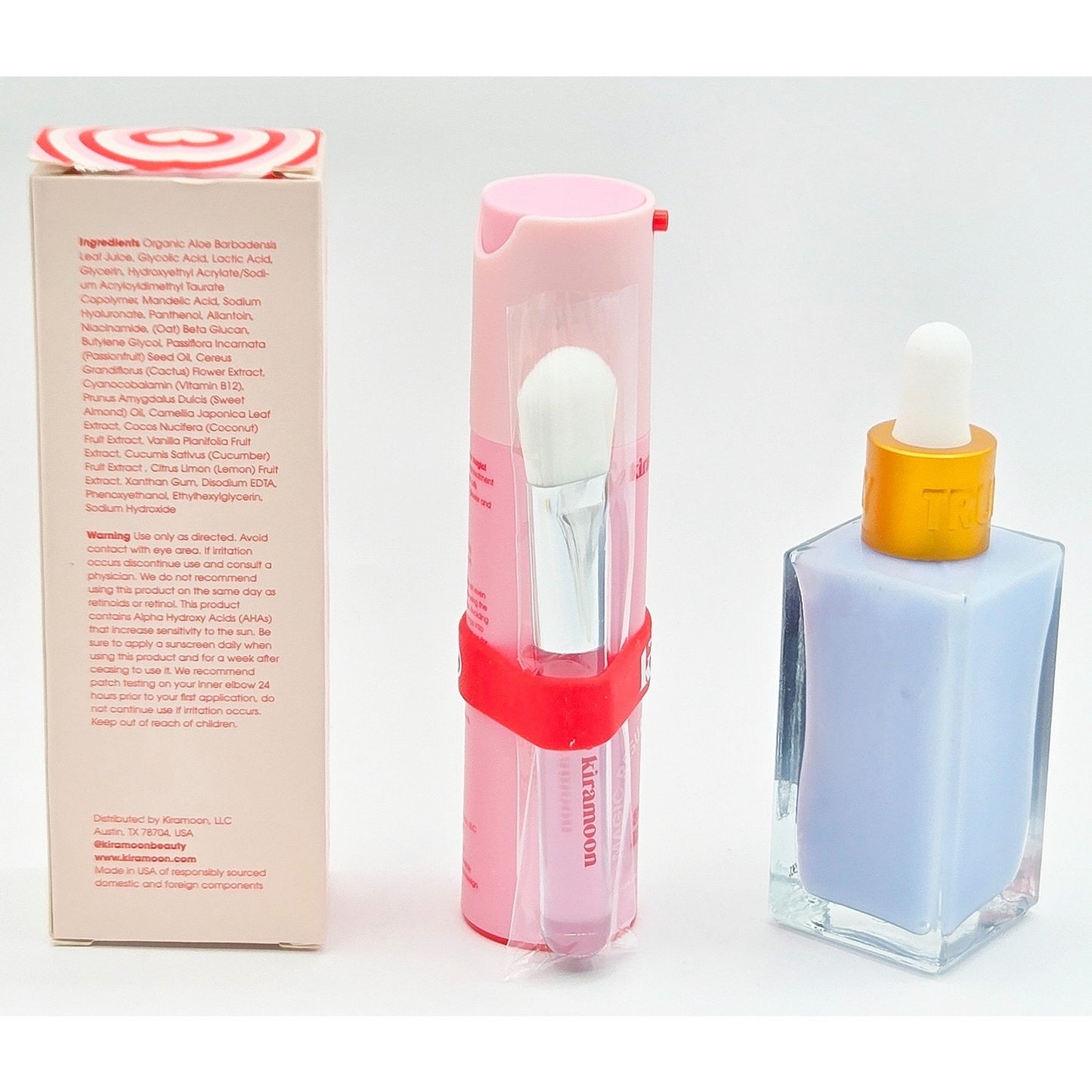 Truly Glass Skin Facial Serum 1.7oz w/ Kiramoon STAR JELLY Resurfacing Facial