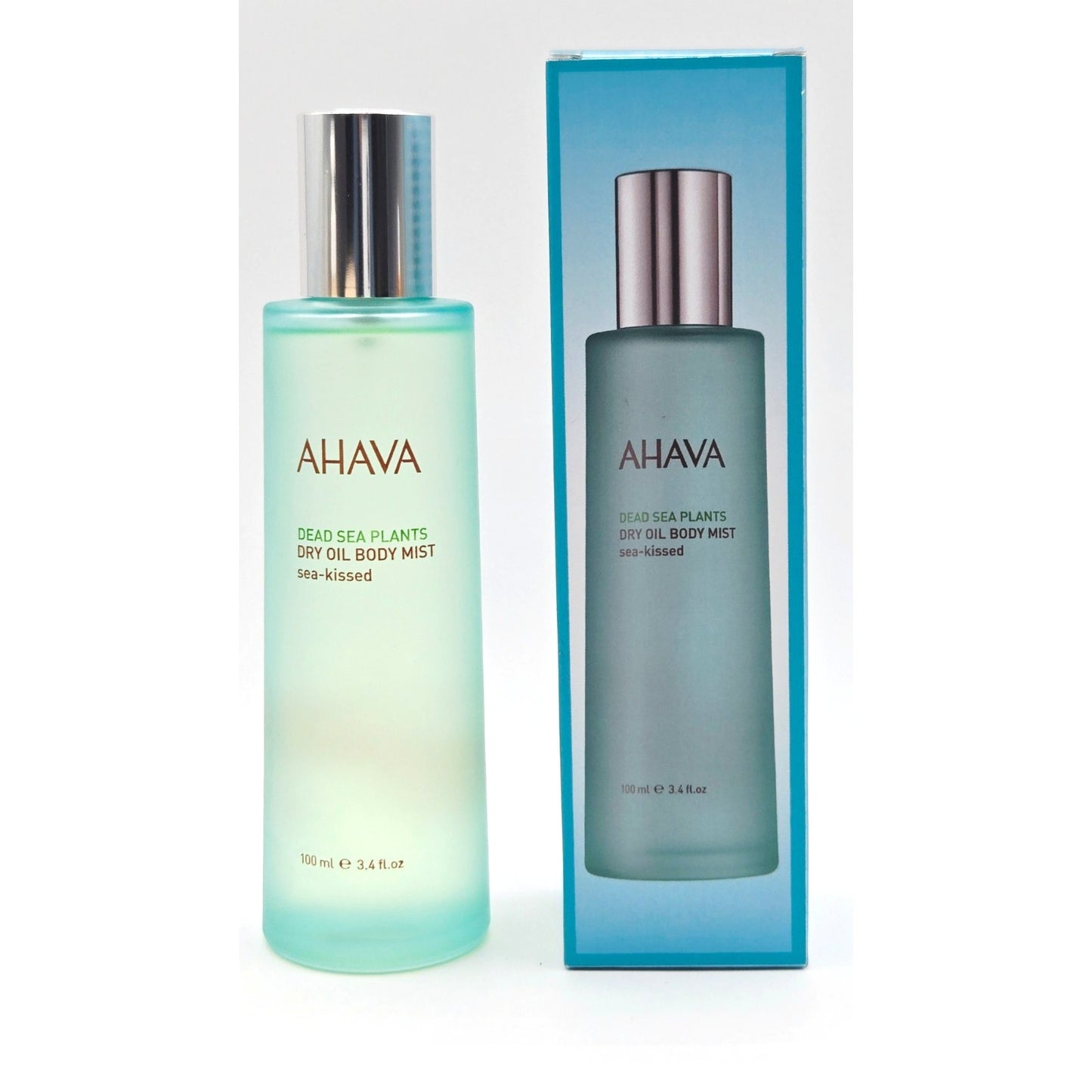 AHAVA Dead Sea Plant Dry Oil Body Mist~ 3.4 oz + Revitalizing Serum Moisture 1oz