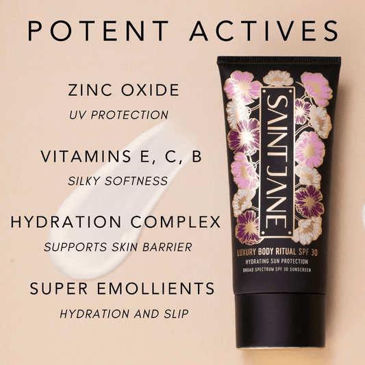 Saint Jane Luxury Body Ritual Mineral Sunscreen SPF 30 120 mL / 4 fl oz