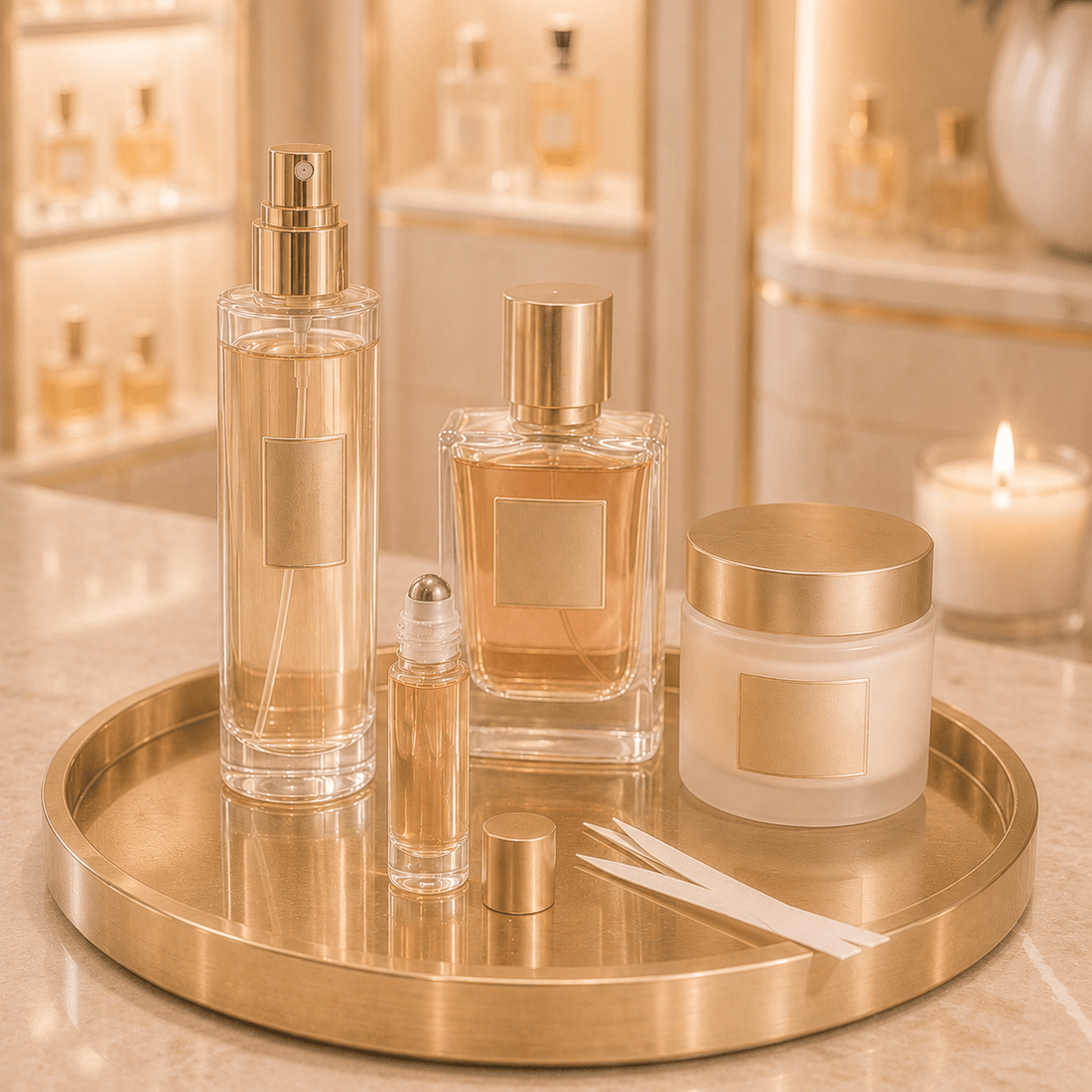 Warm layered fragrance and plush textures for cooler days and longer nights