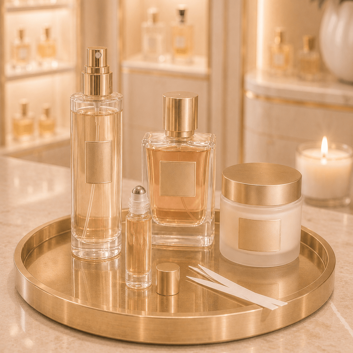 Warm layered fragrance, plush lotions, and comforting textures for cooler days and longer nights