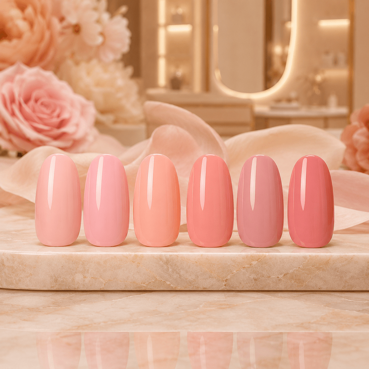 Soft Pinks & Peach