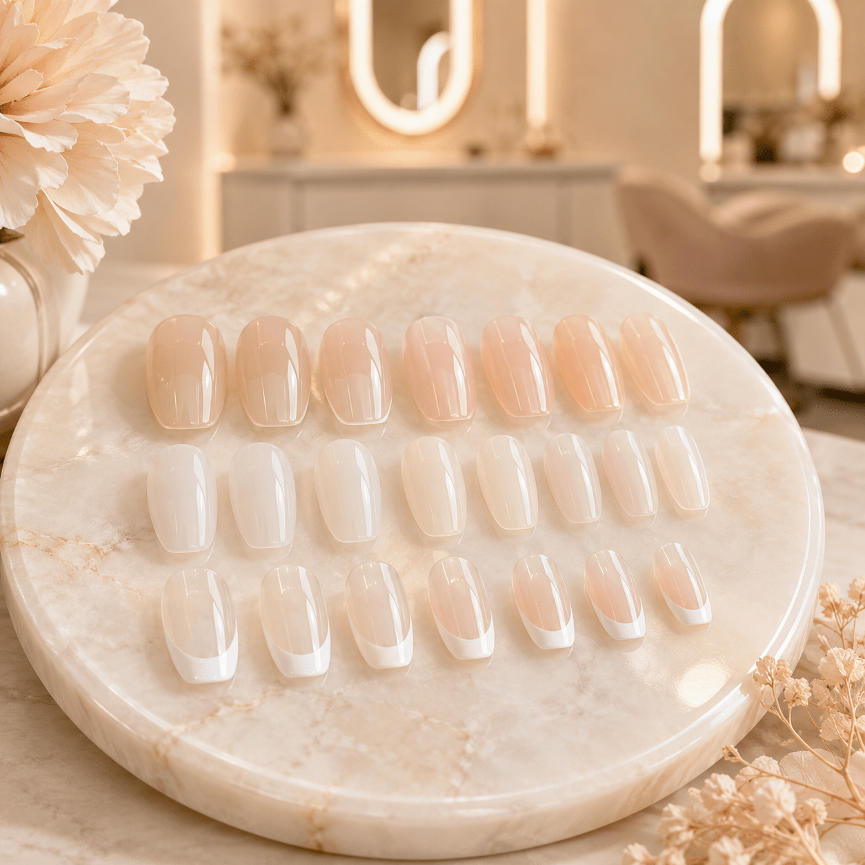 French Nudes, Peachy & Whites