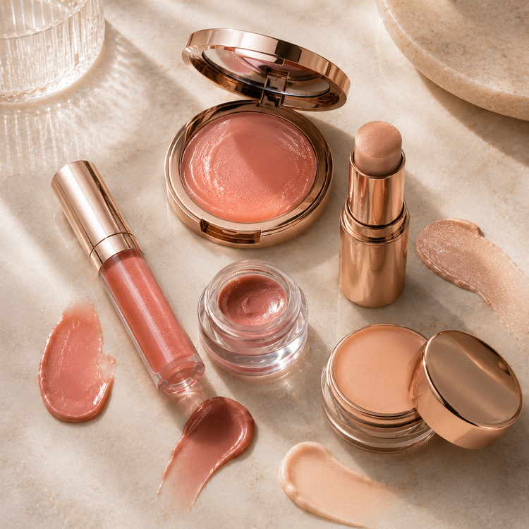 Rosy Glow editorial collection artwork