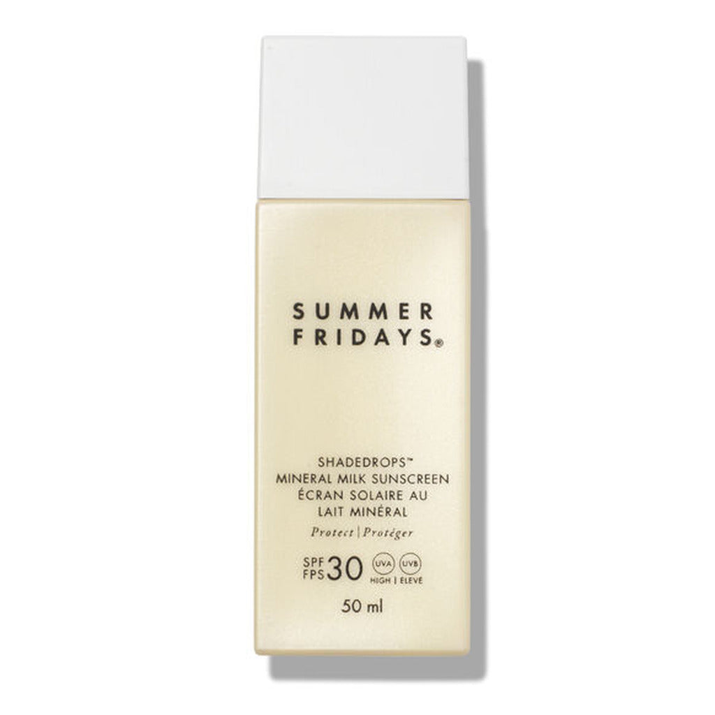 Summer Fridays ShadeDrops SPF 30 Mineral Milk Sunscreen 50 mL front bottle
