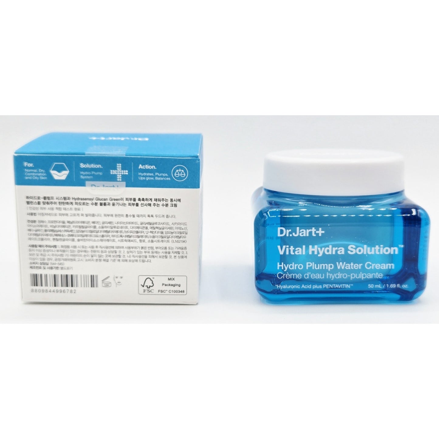 Dr. Jart  Vital Hydra Solution- Hydro Pump Water Cream 1.69 fl. oz. NIB