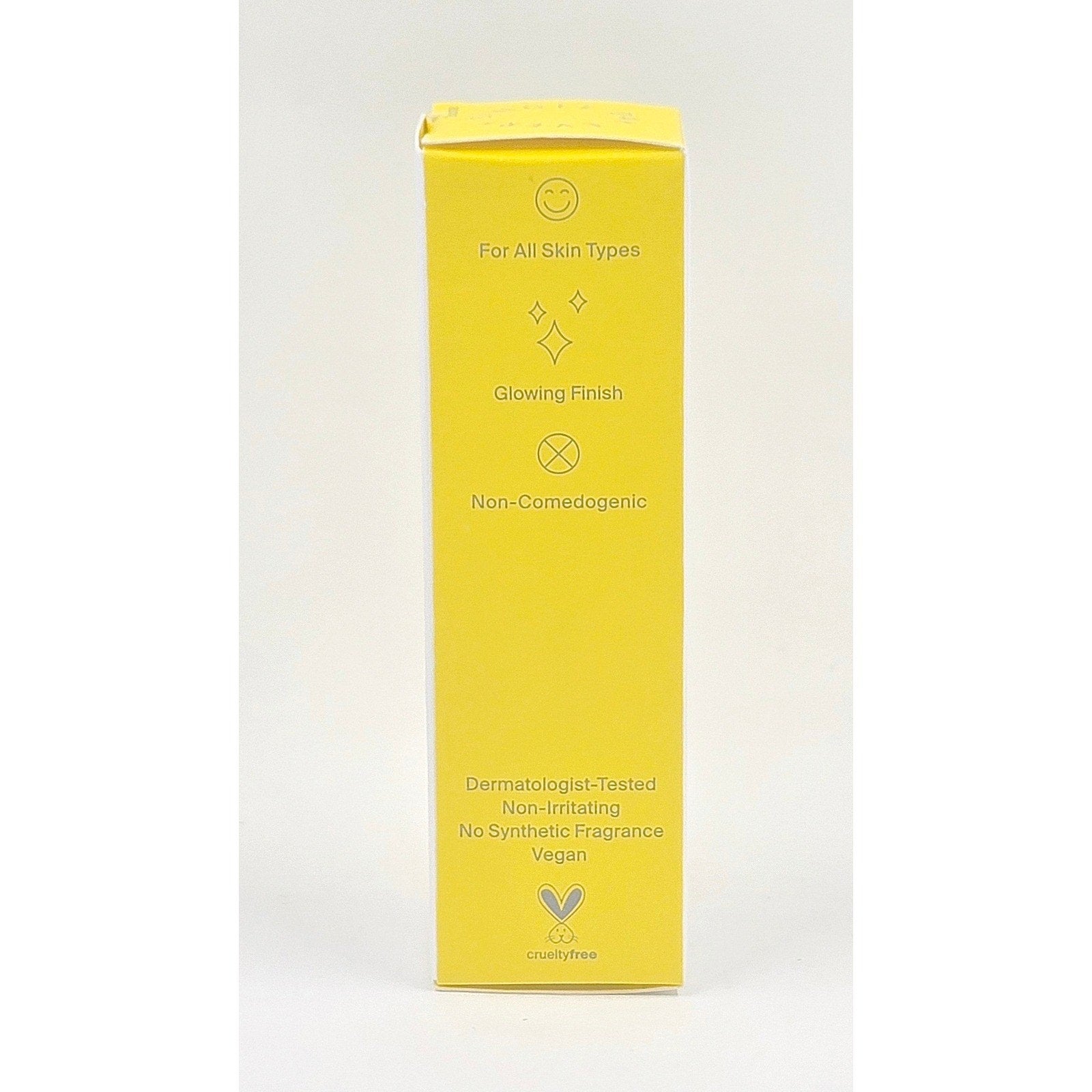 Supergoop! Glowscreen Sunlighter SPF 45 Sunrise box benefits and certification panel