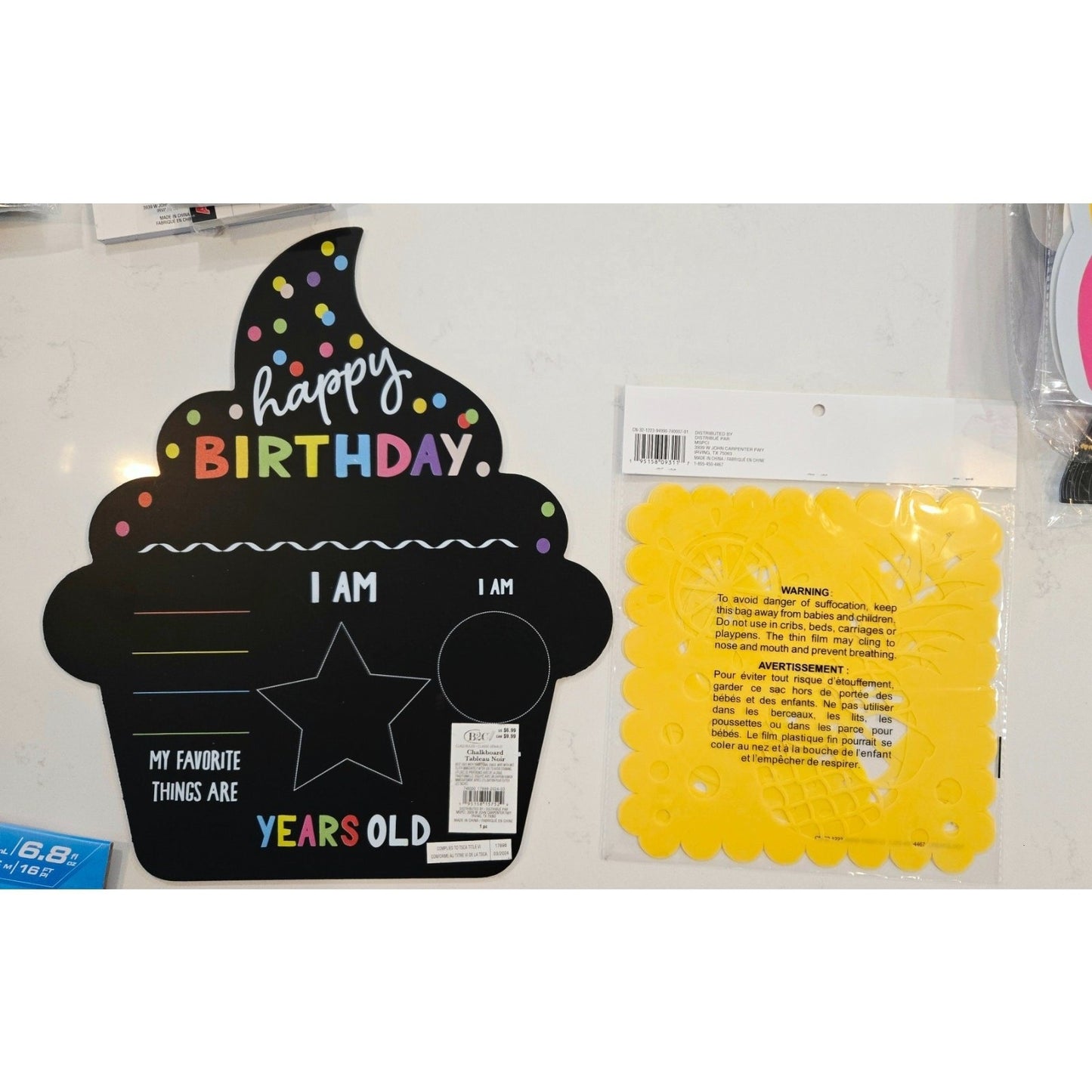 Teacher Classroom Decorations, Stickers, Writing Pads, B-Day Board