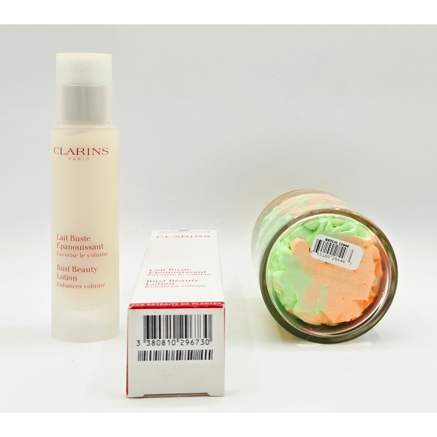 Clarins Buste Beauty Extra-Lift Lotion 1.7oz +Truly Nice Melons Boob Polish 2 oz