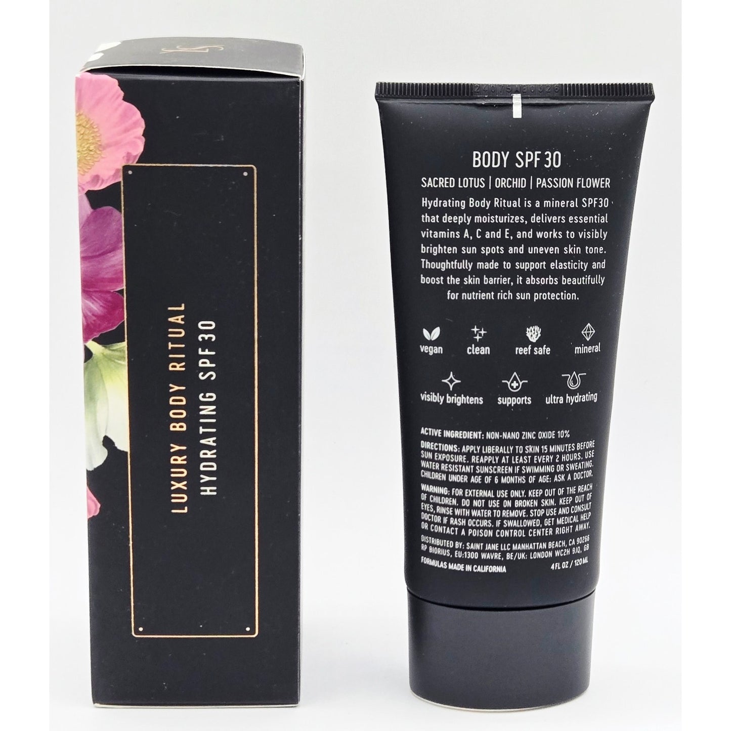 Saint Jane 4 Oz Luxury Body Ritual SPF 30 Sunscreen