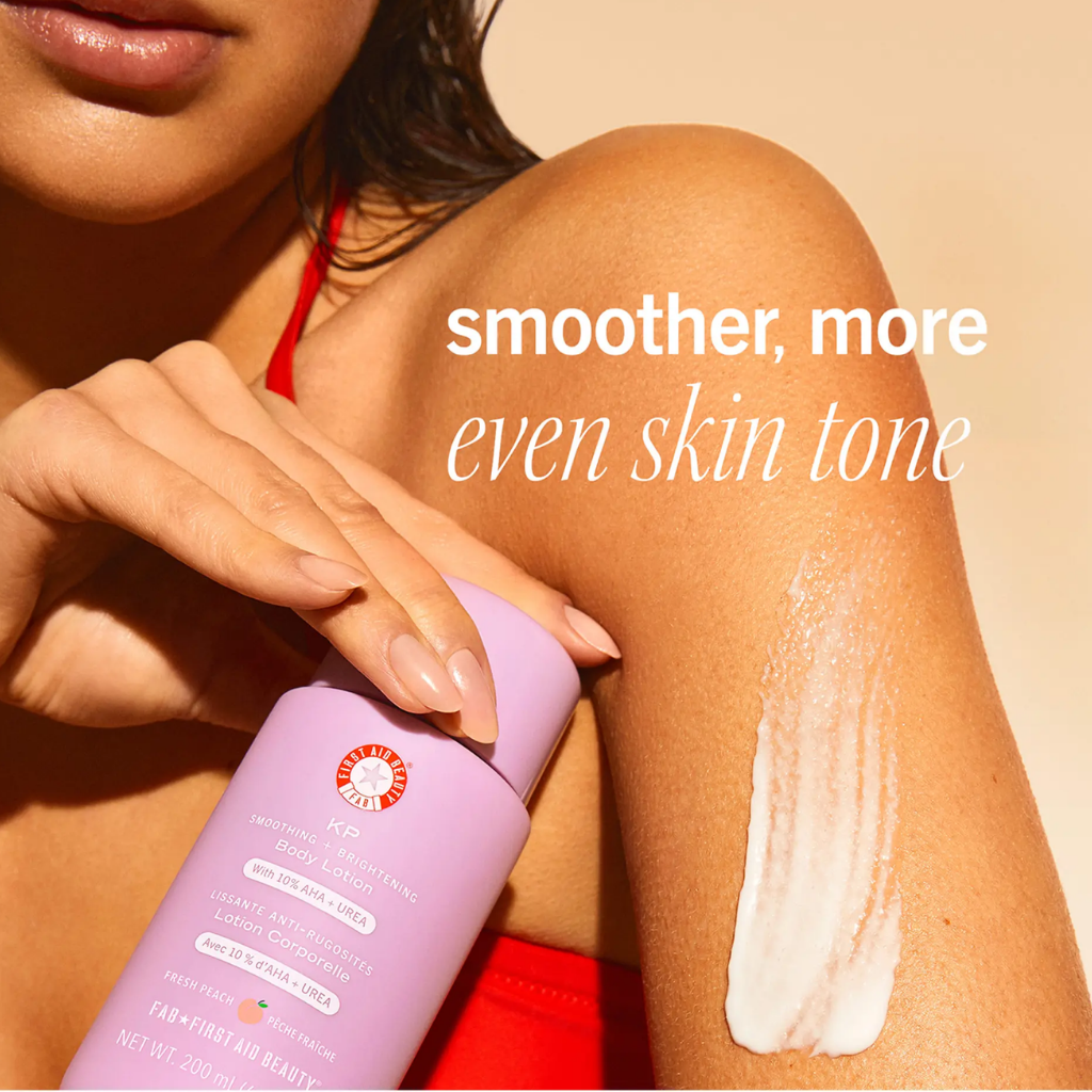 First Aid Beauty KP Smoothing + Brightening Body Lotion Fresh Peach 6.7 fl oz / 200 mL