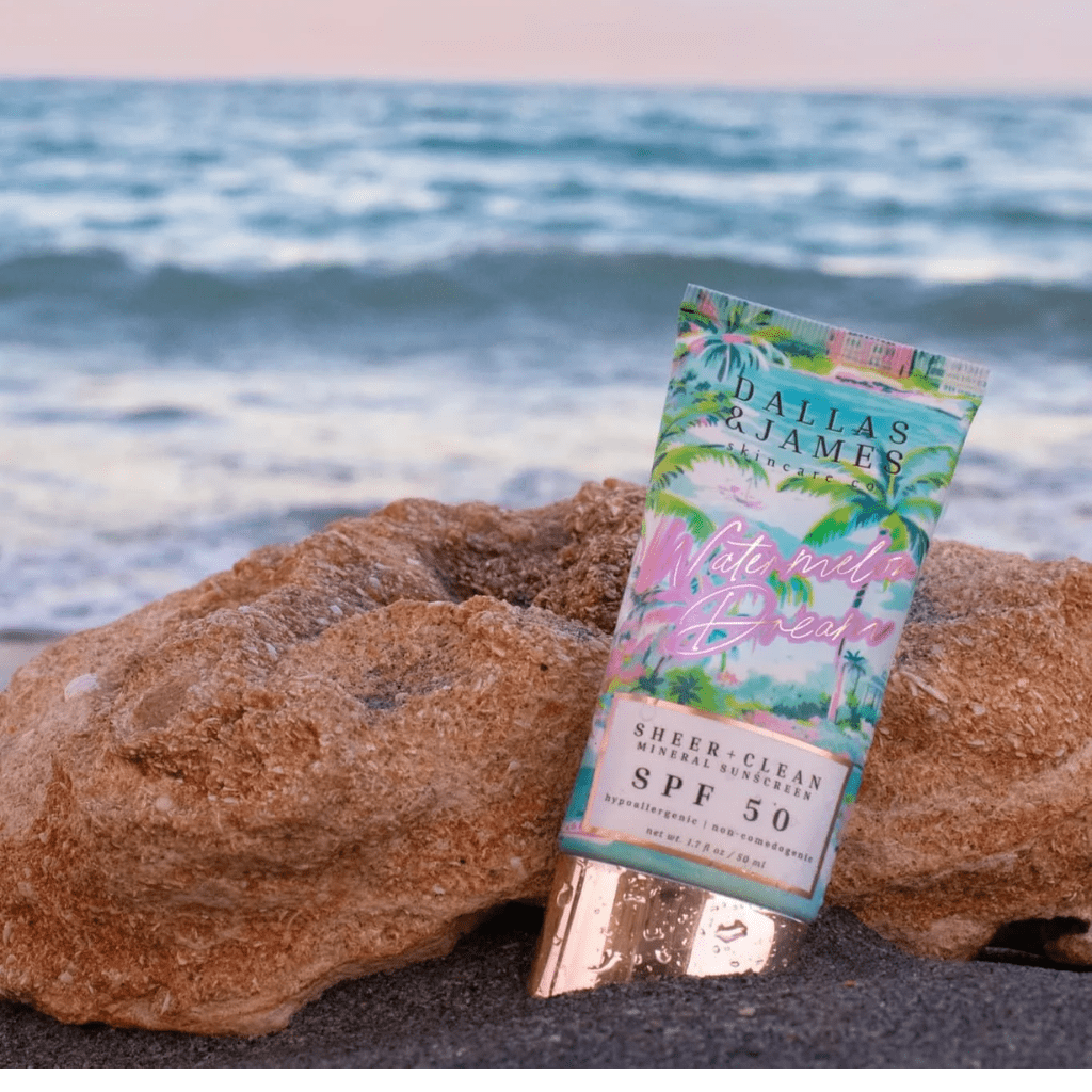 Dallas & James Watermelon Dream Sheer + Clean Mineral Sunscreen SPF 50 50 mL