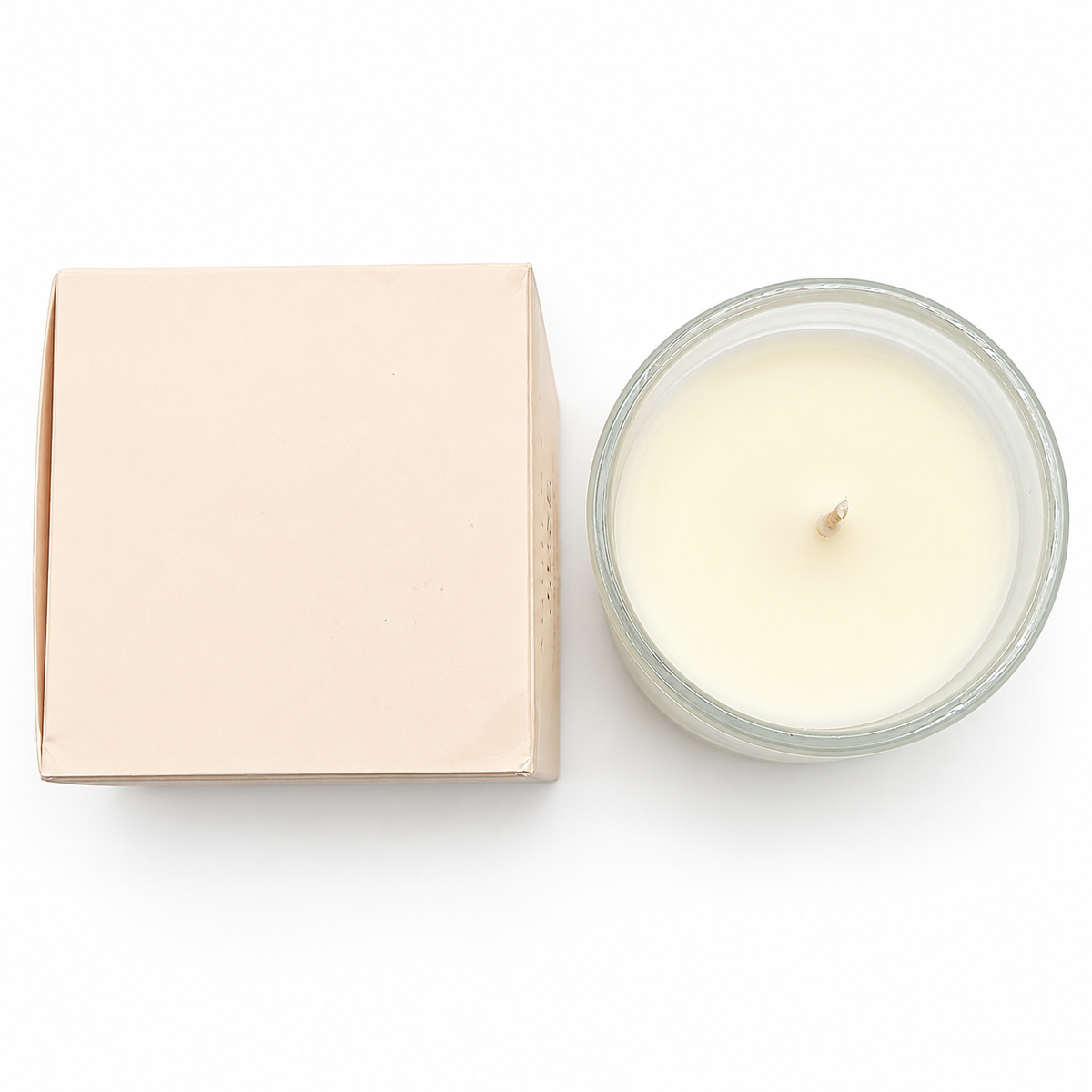 Aquiesse Luxe Linen candle packaging and fragrance details