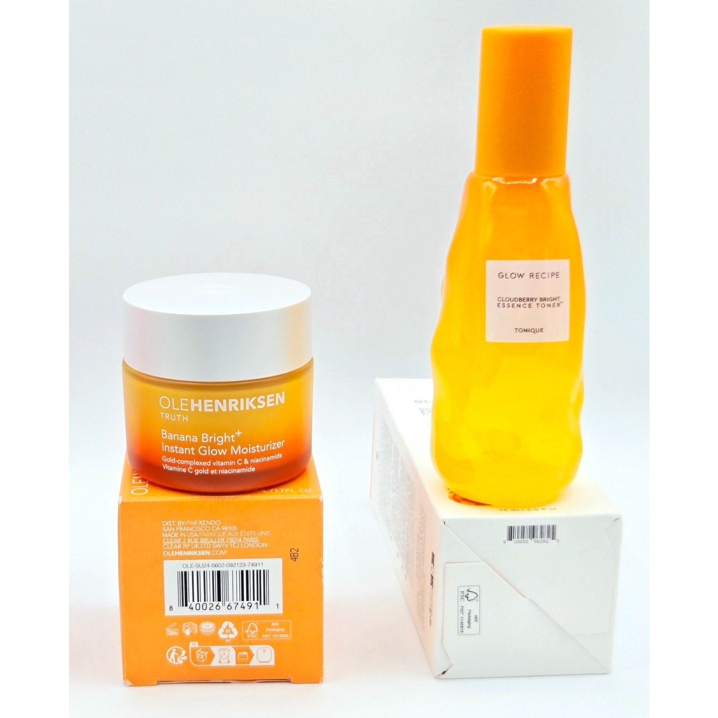 Glow Recipe Cloudberry Brightening Toner/ Ole Henriksen Instant Glow Moisturizer