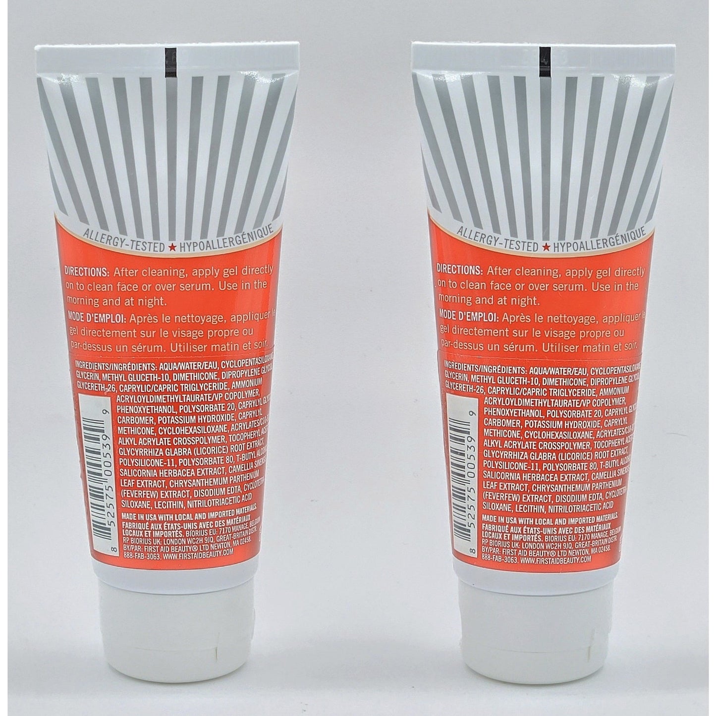 First Aid Beauty Oil-Free Mattifying Gel- Set Of 2 @ 2 fl. oz. Each NEW
