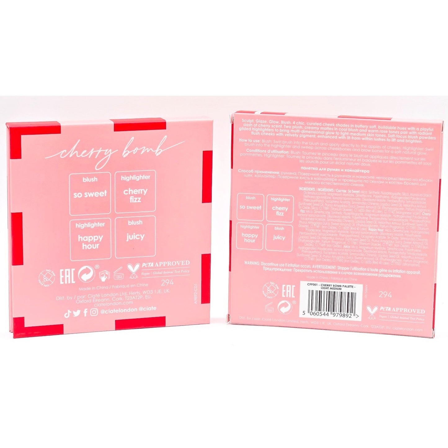 Real Techniques Solar Power Brushes, Bellapierre Eye & Ciate Face Palatte NEW