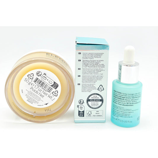 ELEMIS Pro-Collagen FUTURE RESTORE Serum .5 oz &  Cleansing Balm Original 1.7 oz