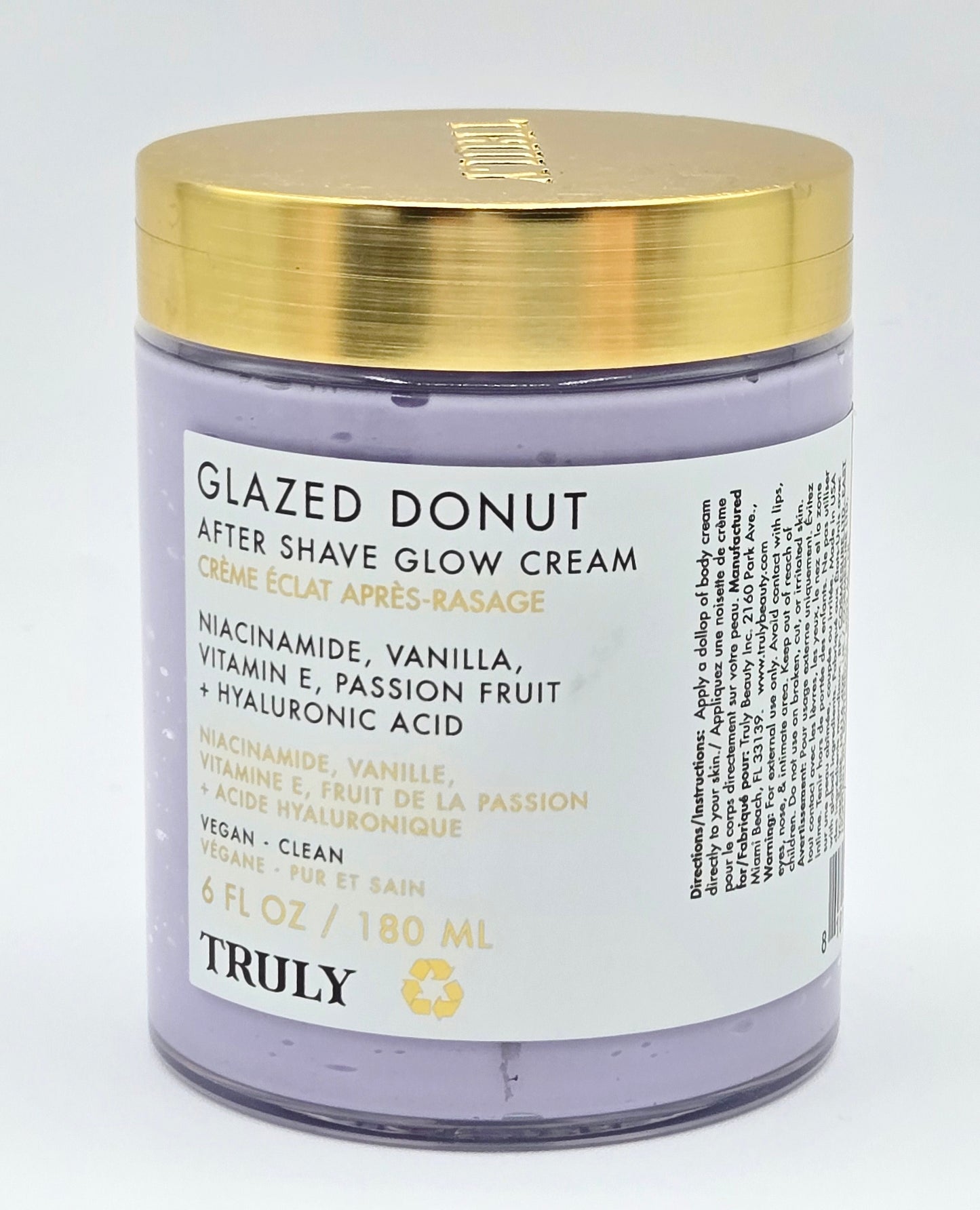 Truly Glazed Donut After Shave Glow Cream 6 fl oz