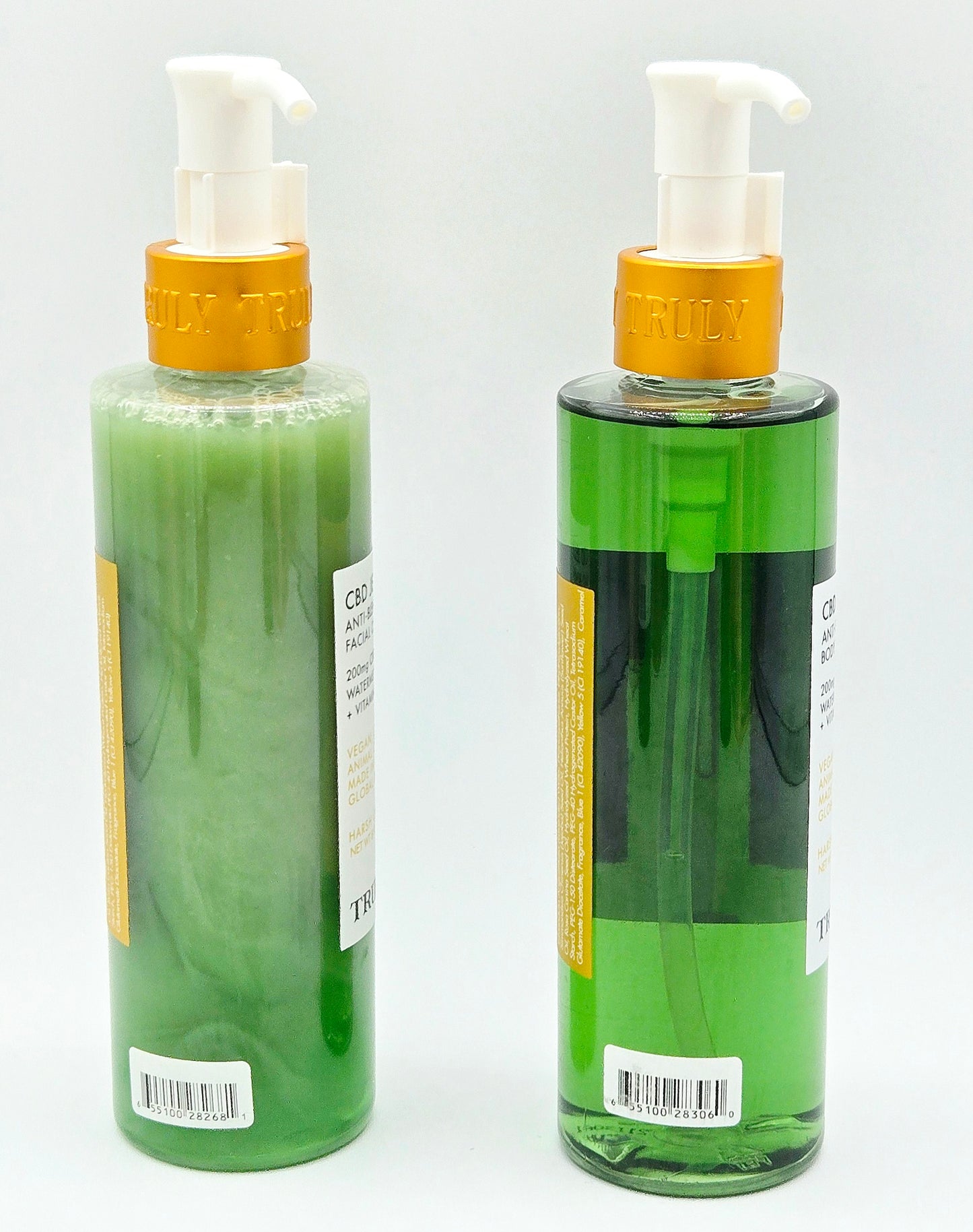 Truly CBD Anti-Blemish Facial and Body Cleanser Set 8 oz each