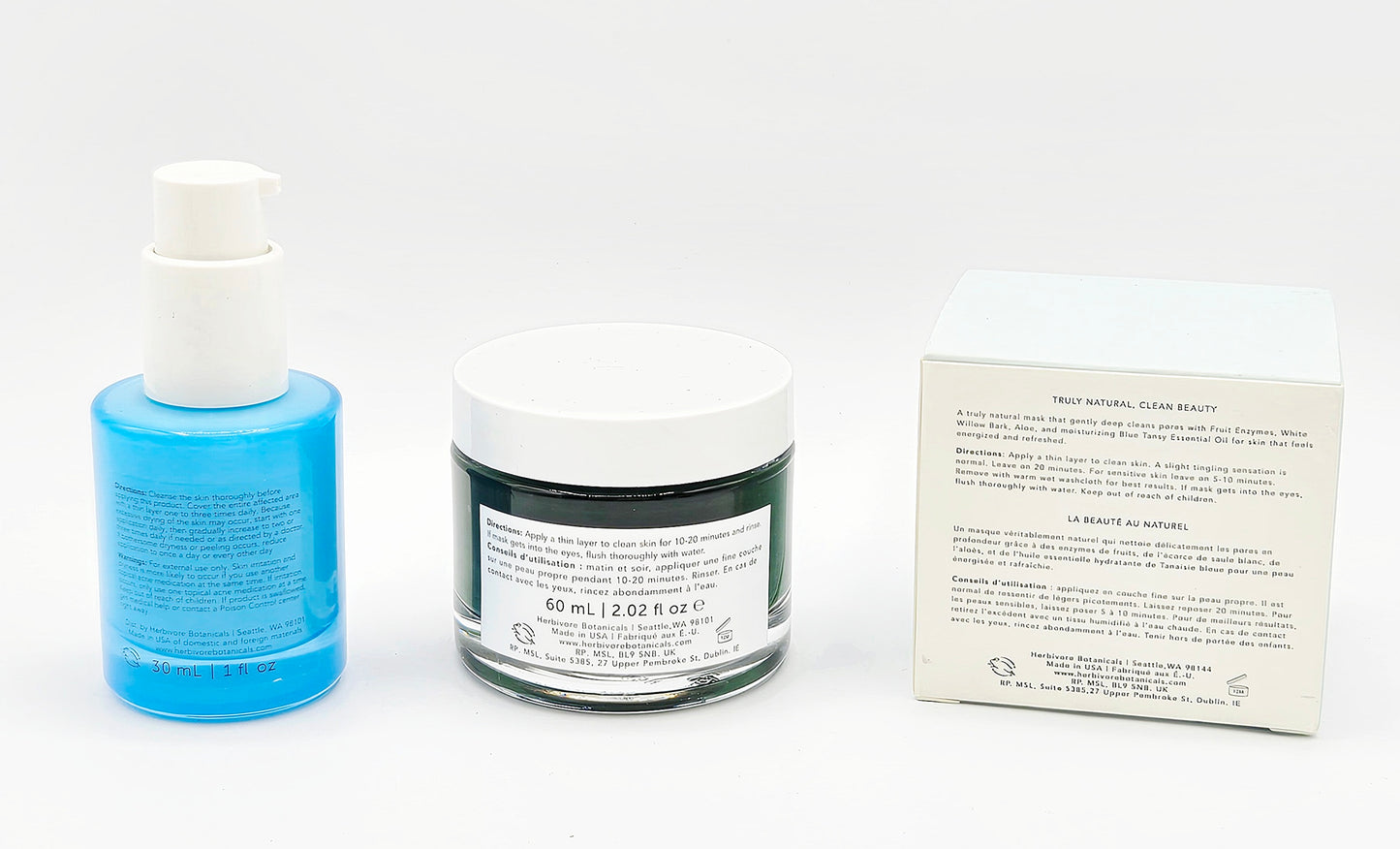 Herbivore Blue Wave + Blue Tansy Clarity Set – 2 Piece