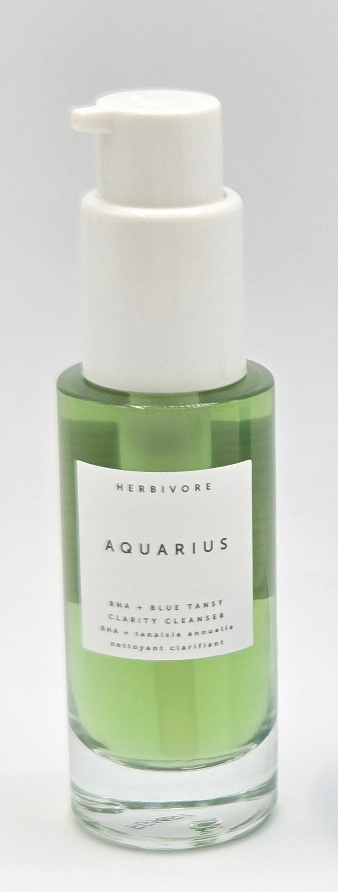 Three skincare products from Herbivore on a white background