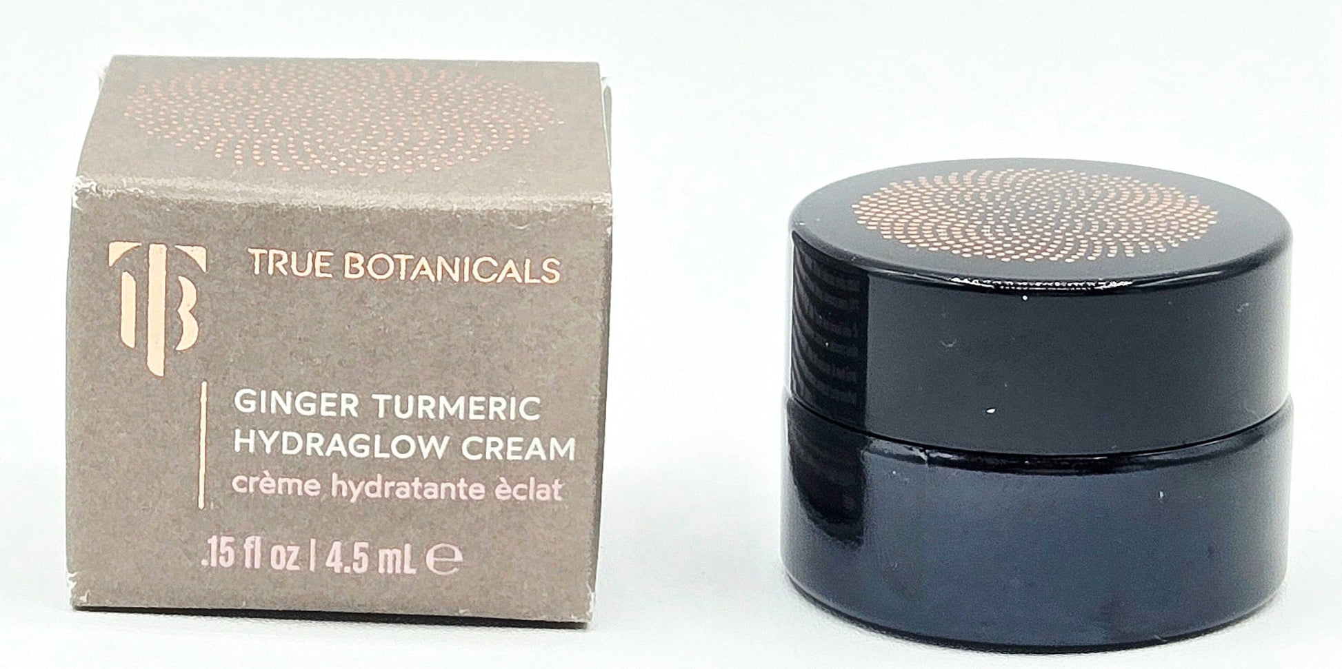 True Botanicals Ginger Turmeric Hydraglow Cream with packaging on a white background