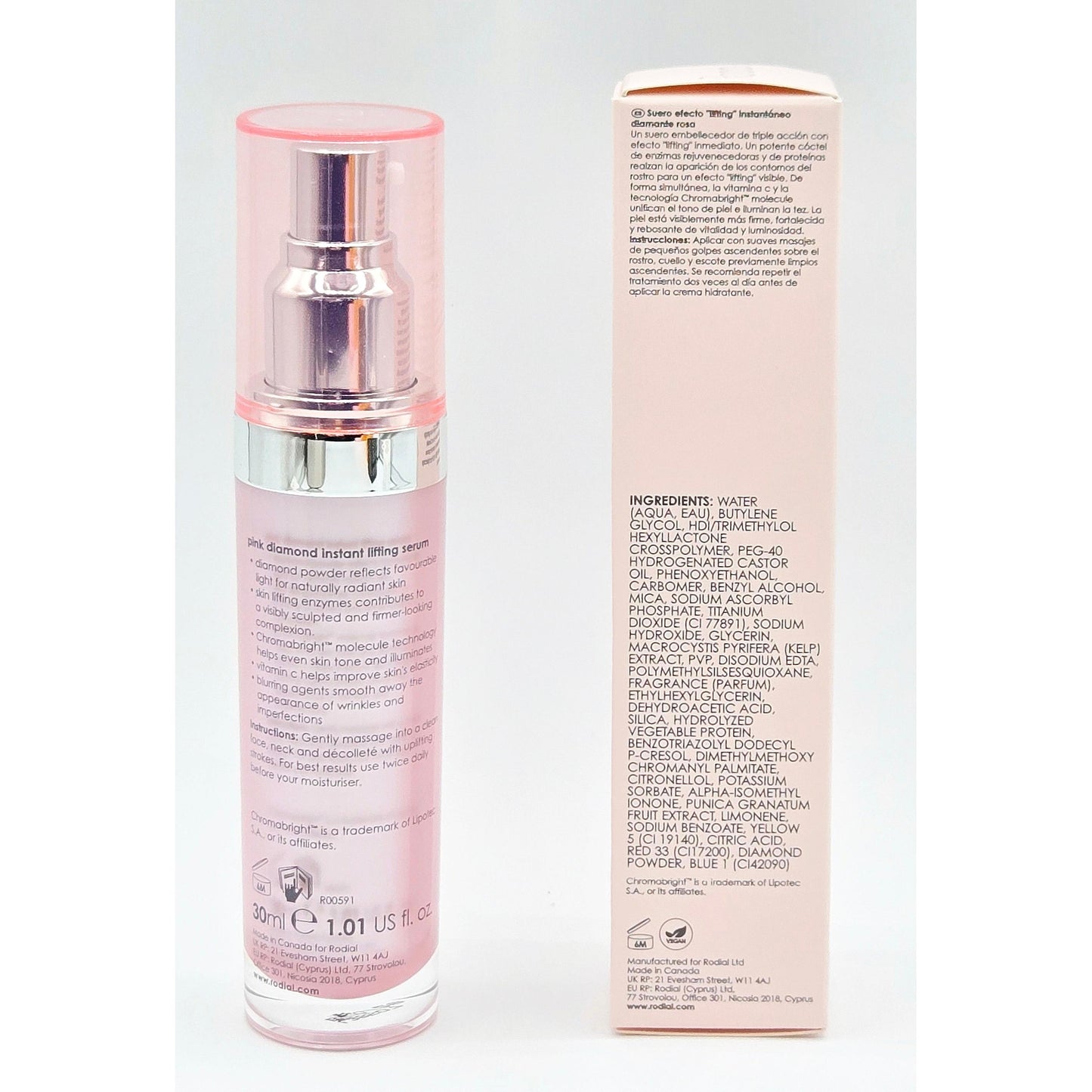 Rodial Pink Diamond Instant Lifting Serum 1.01 fl oz
