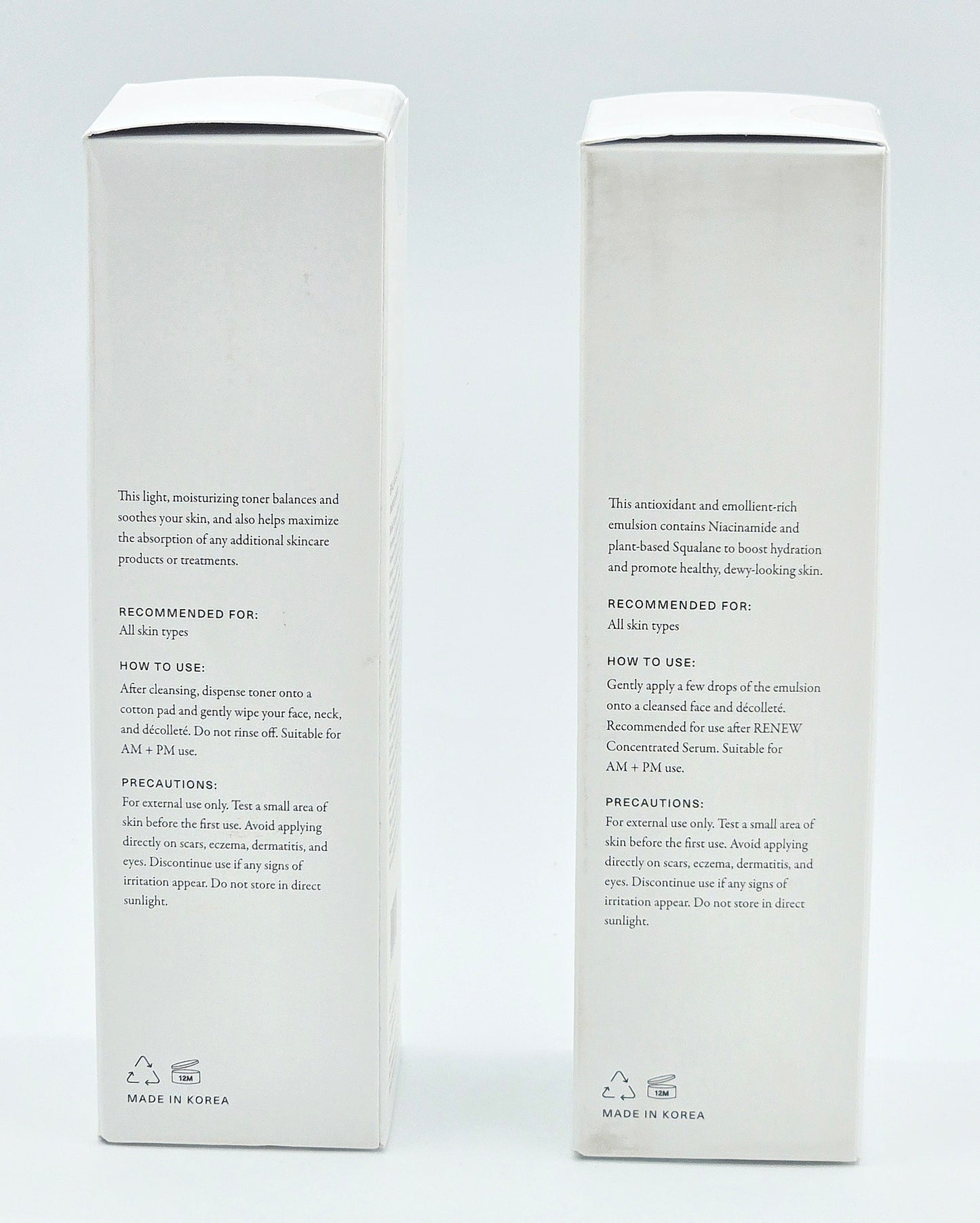 Aloisia Beauty Balance Toner & Light Hydration Emulsion Set 4.06 fl oz each