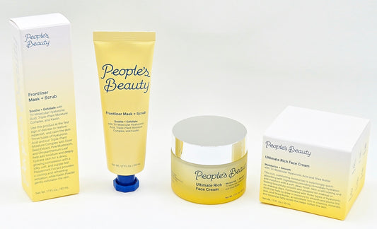 People’s Beauty Frontliner Mask + Scrub & Ultimate Rich Face Cream Set — 2 Pieces