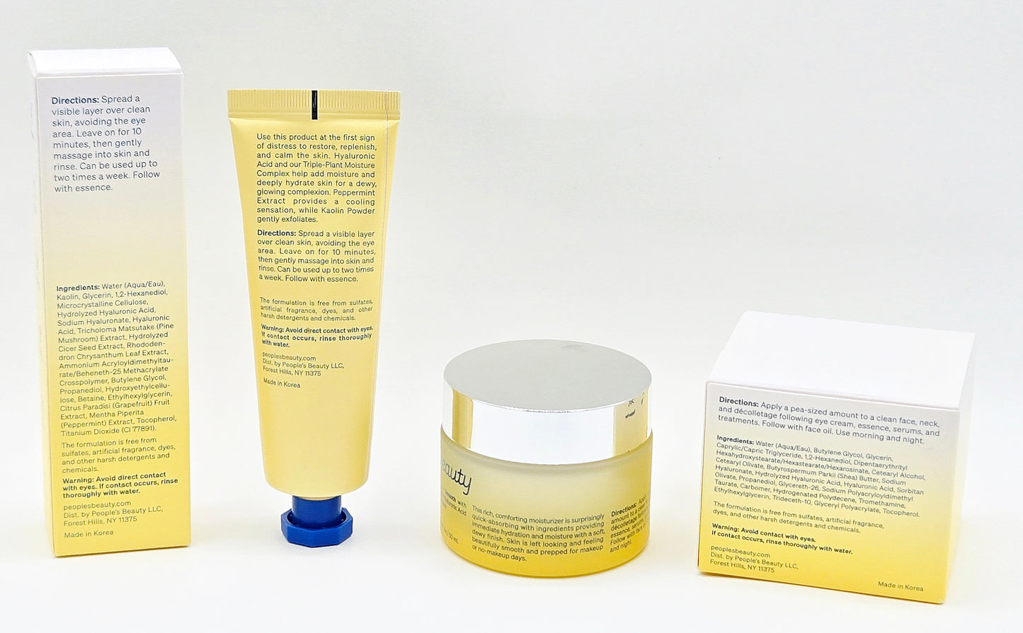 People’s Beauty Frontliner Mask + Scrub & Ultimate Rich Face Cream Set — 2 Pieces