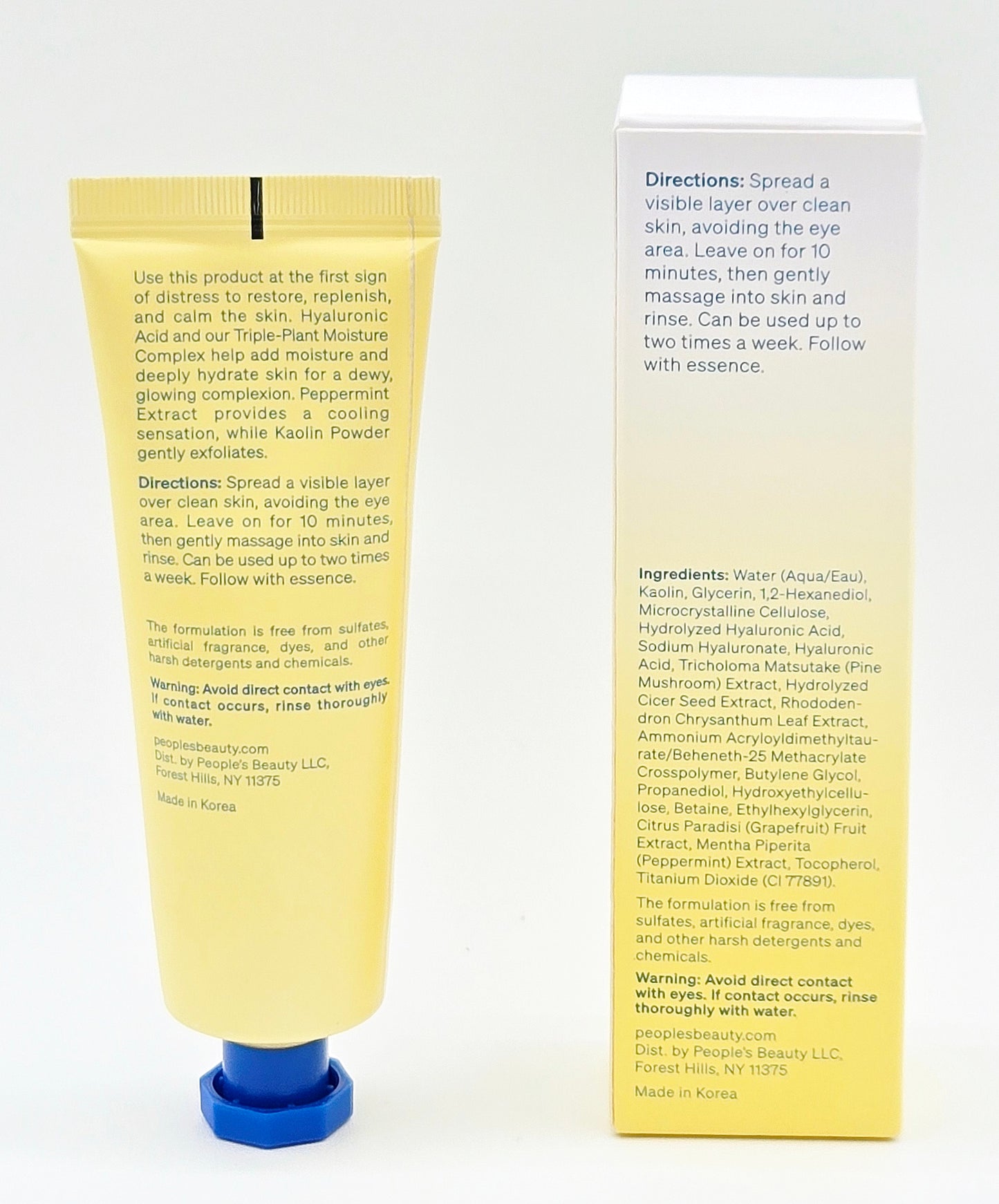 People’s Beauty Frontliner Mask + Scrub & Ultimate Rich Face Cream Set — 2 Pieces