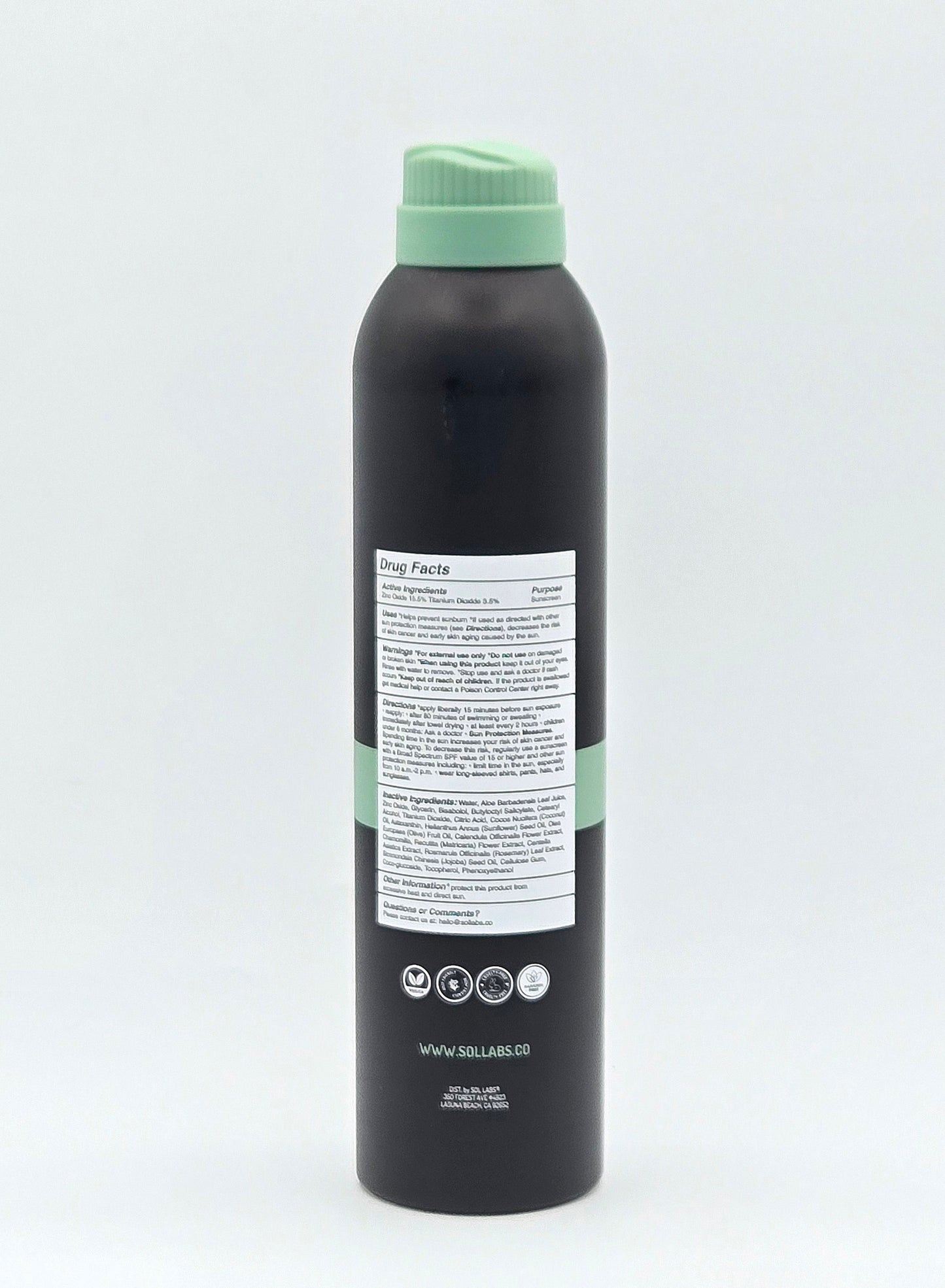 SOL LABS Natural Mineral SPF 50 Sheer Mist
