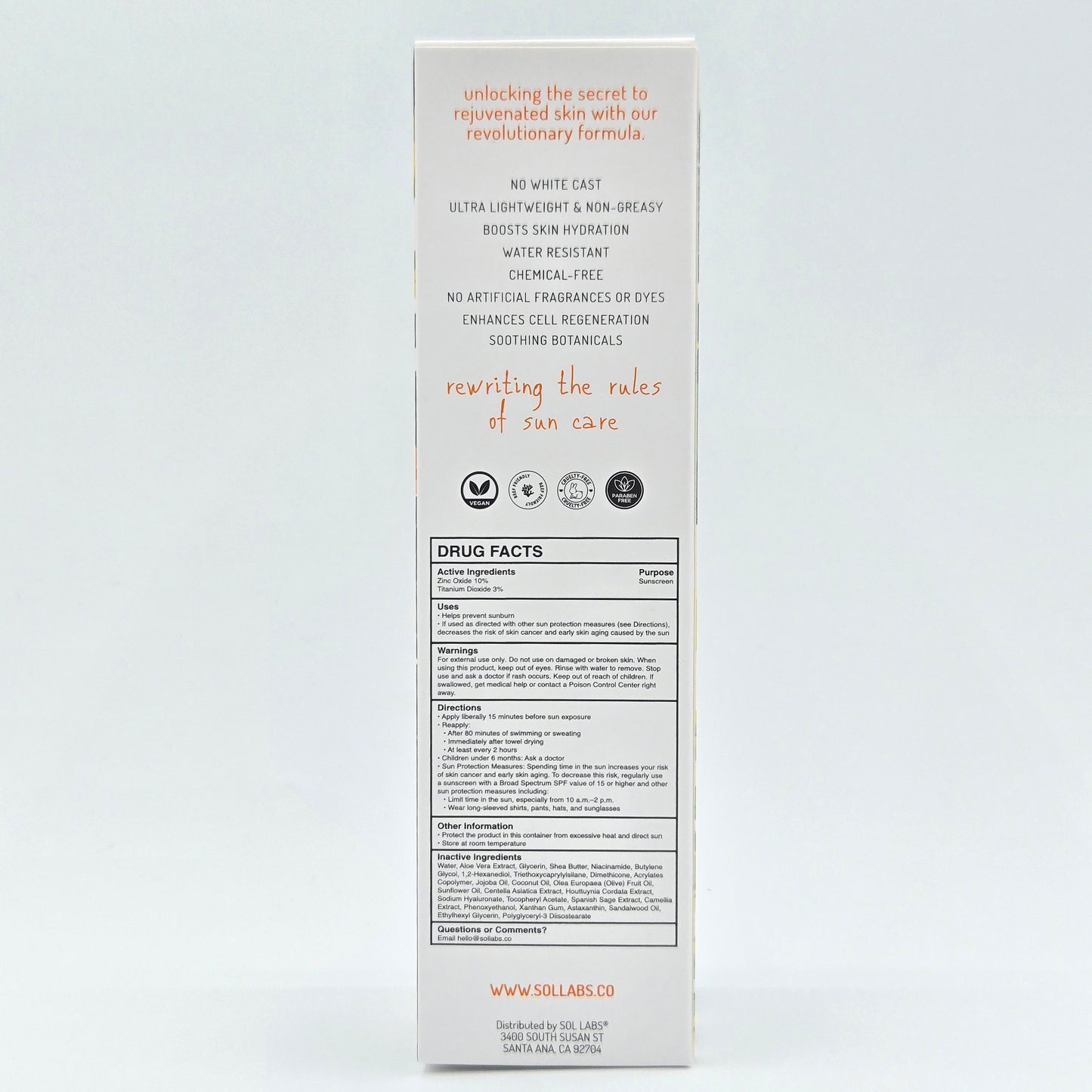 SOL LABS Natural Mineral SPF 30 Daily Sunscreen Lotion 120 mL / 4.06 fl oz