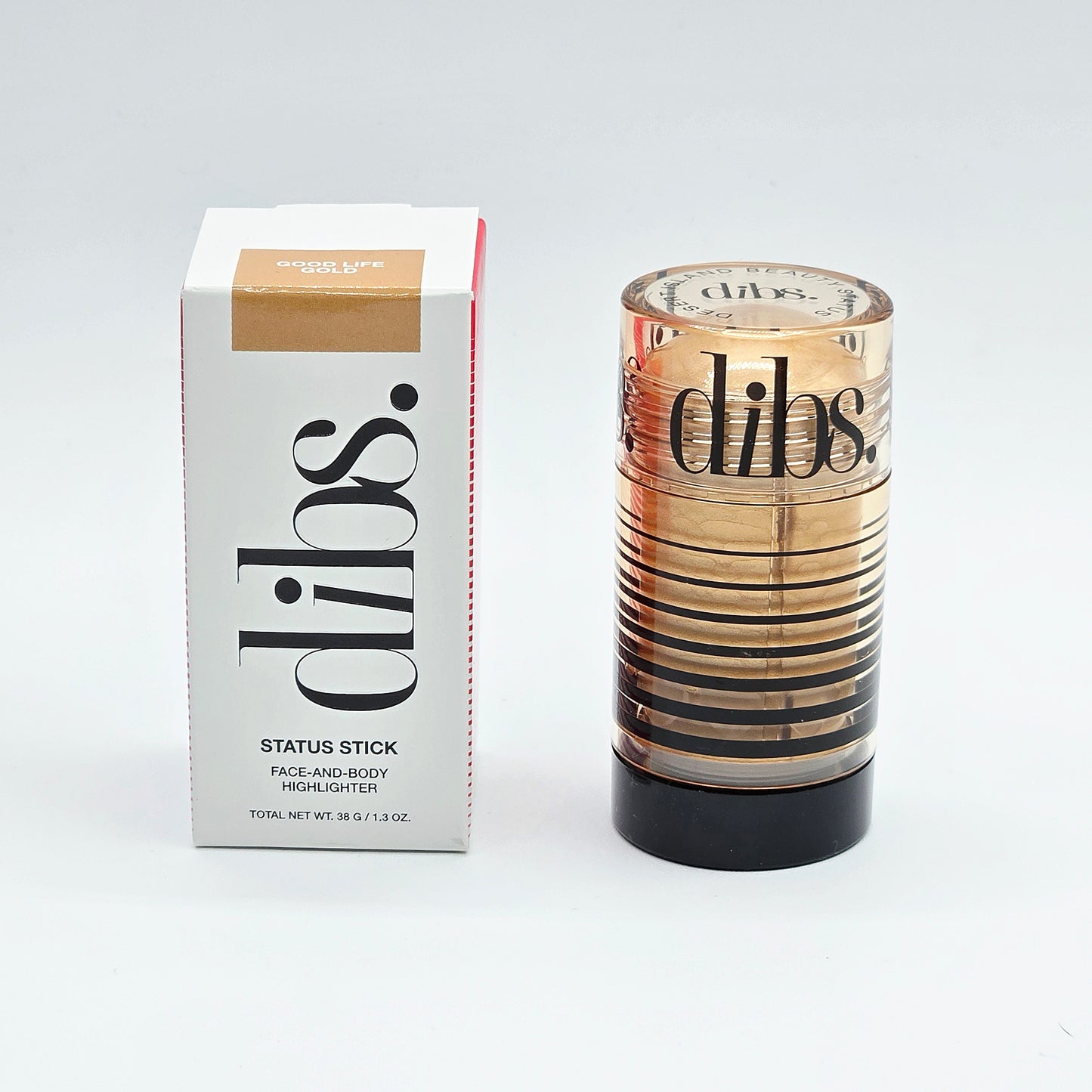 DIBS Status Stick Face & Body Highlighter — Good Life Gold 1.3 oz / 38 g