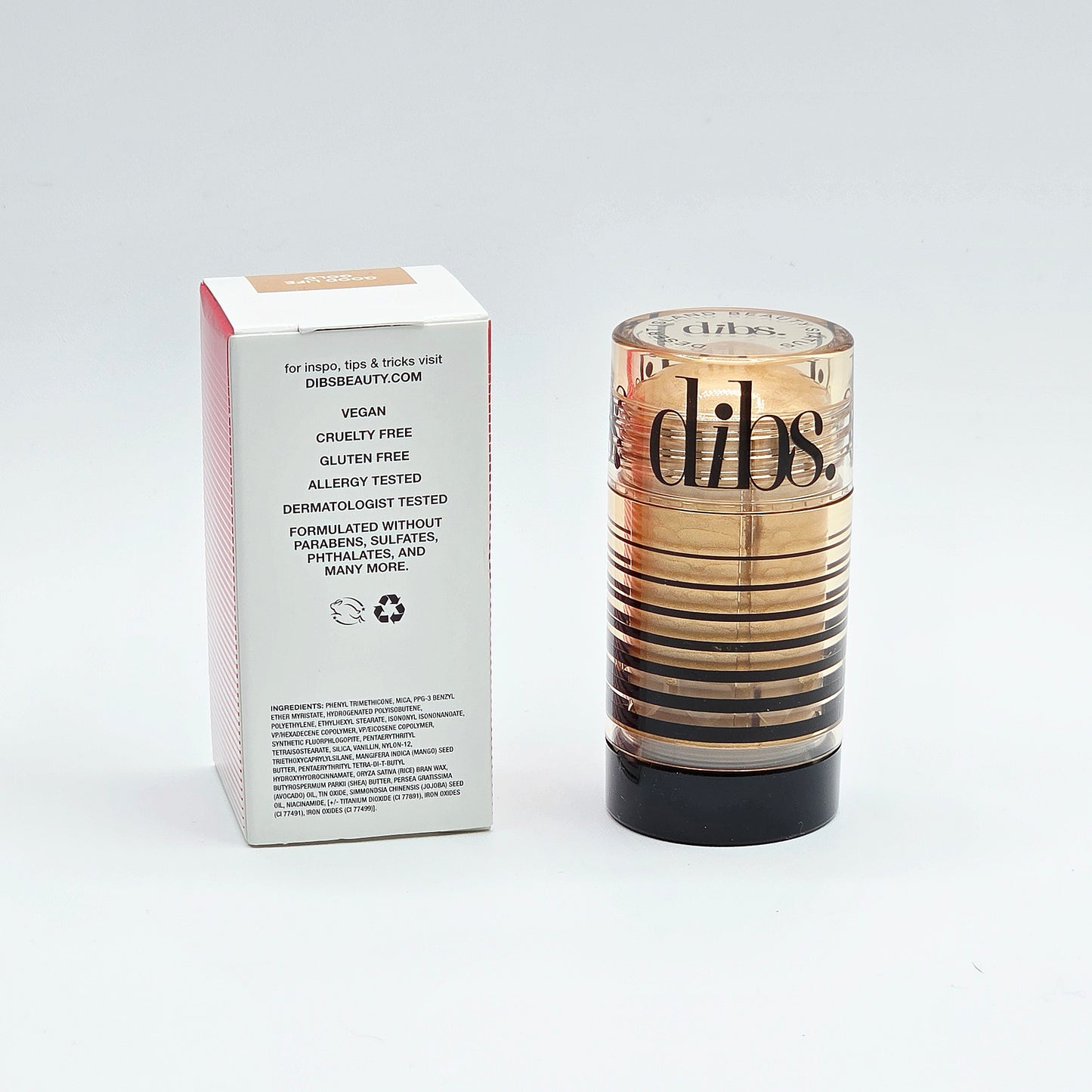 DIBS Status Stick Face & Body Highlighter — Good Life Gold 1.3 oz / 38 g