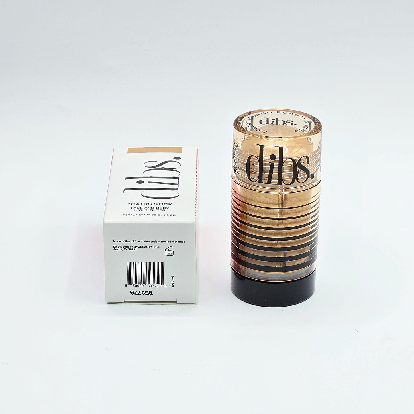 DIBS Status Stick Face & Body Highlighter — Good Life Gold 1.3 oz / 38 g