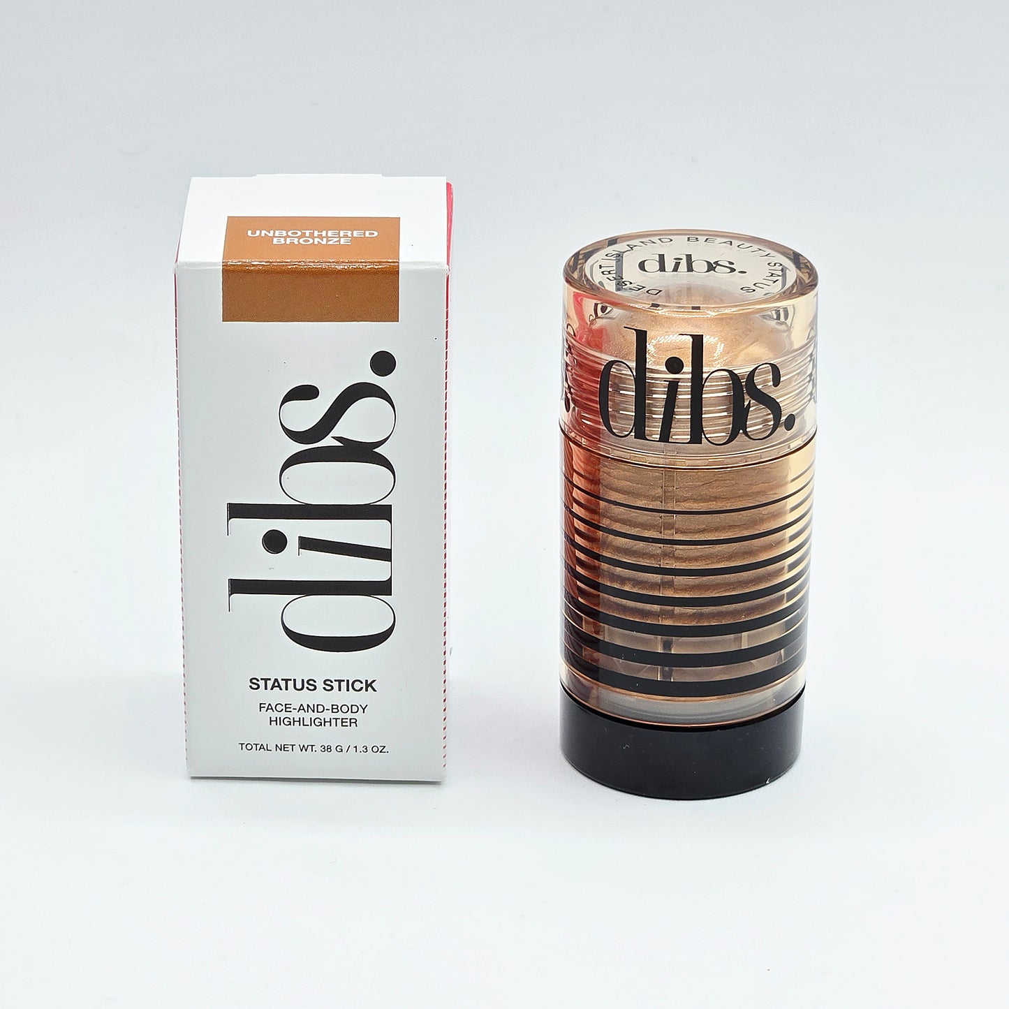 DIBS Status Stick Face & Body Highlighter — Unbothered Bronze 1.3 oz / 38 g
