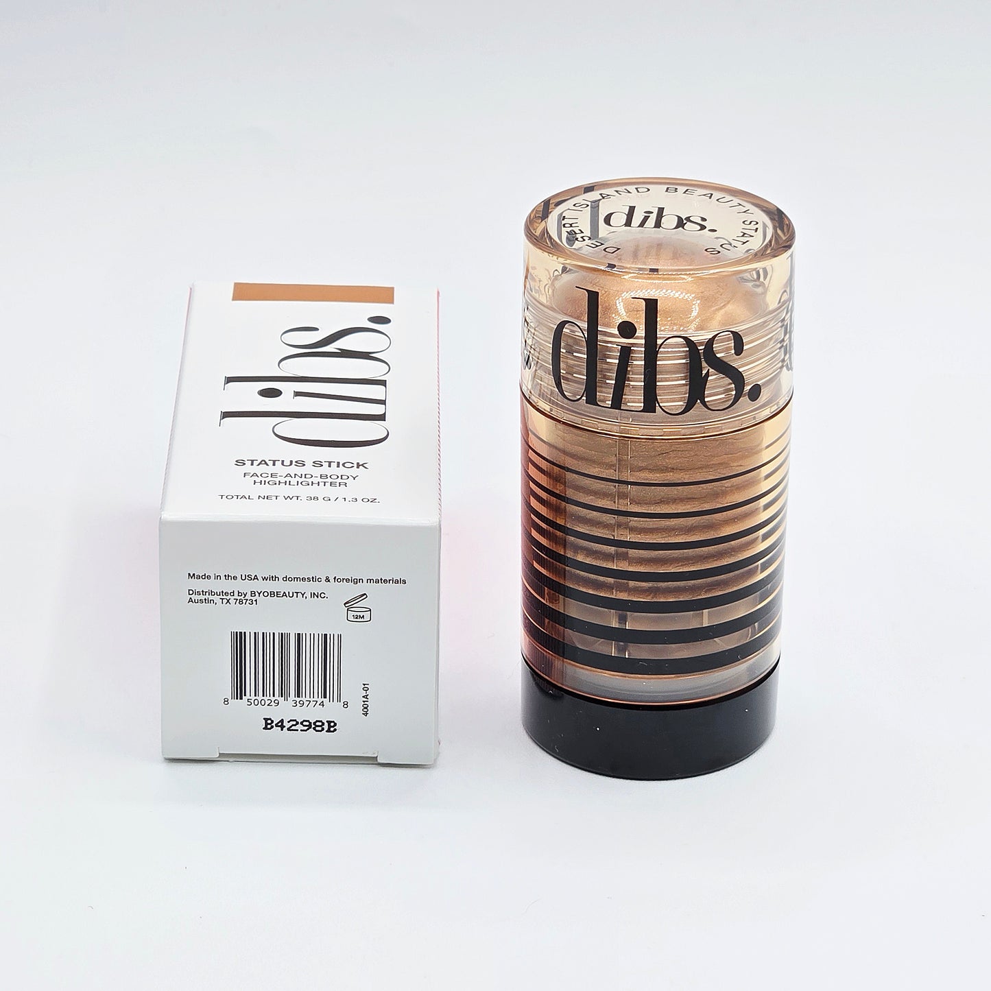 DIBS Status Stick Face & Body Highlighter — Unbothered Bronze 1.3 oz / 38 g
