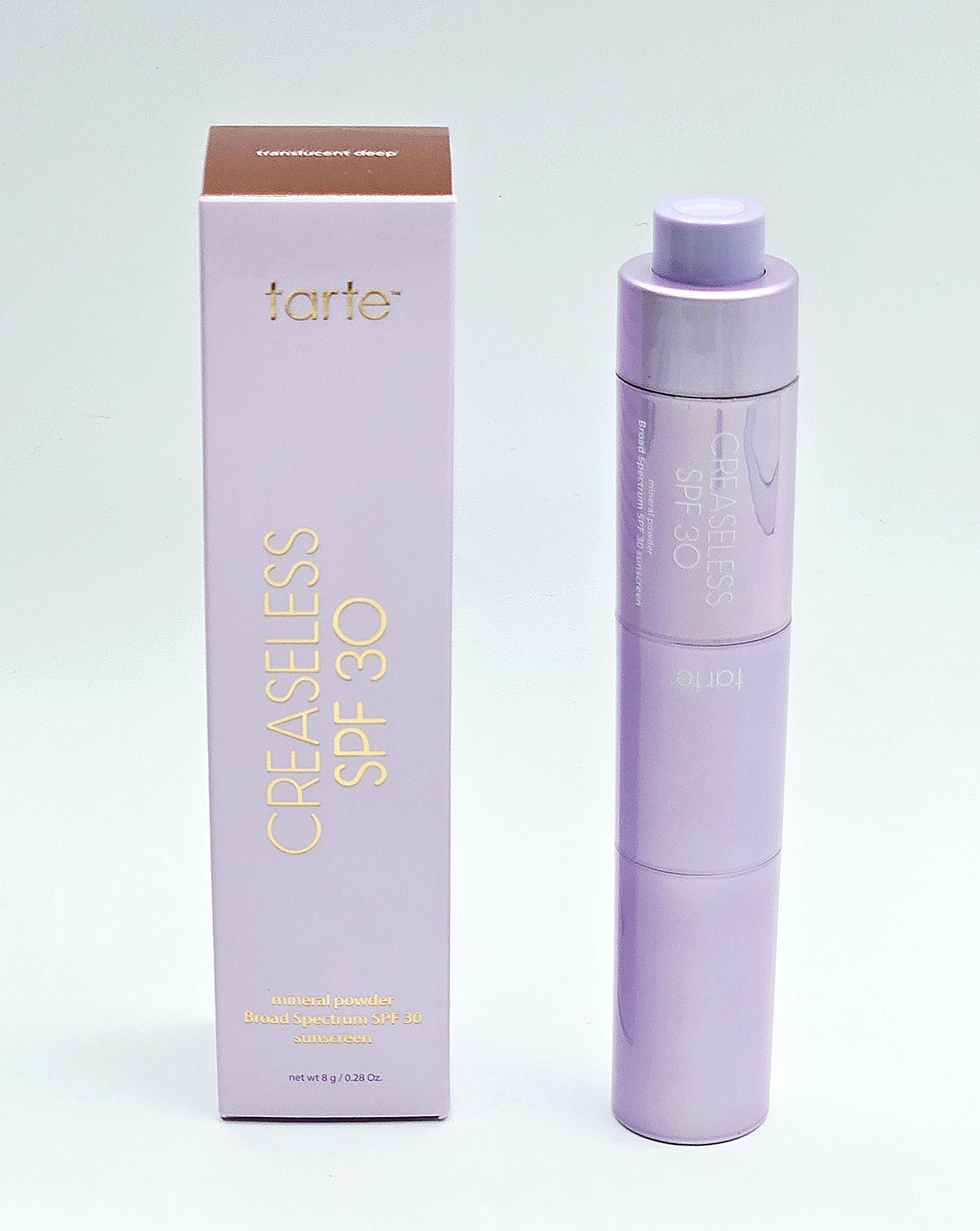 Tarte Creaseless SPF 30 Mineral Powder Sunscreen — Translucent Deep 8 g